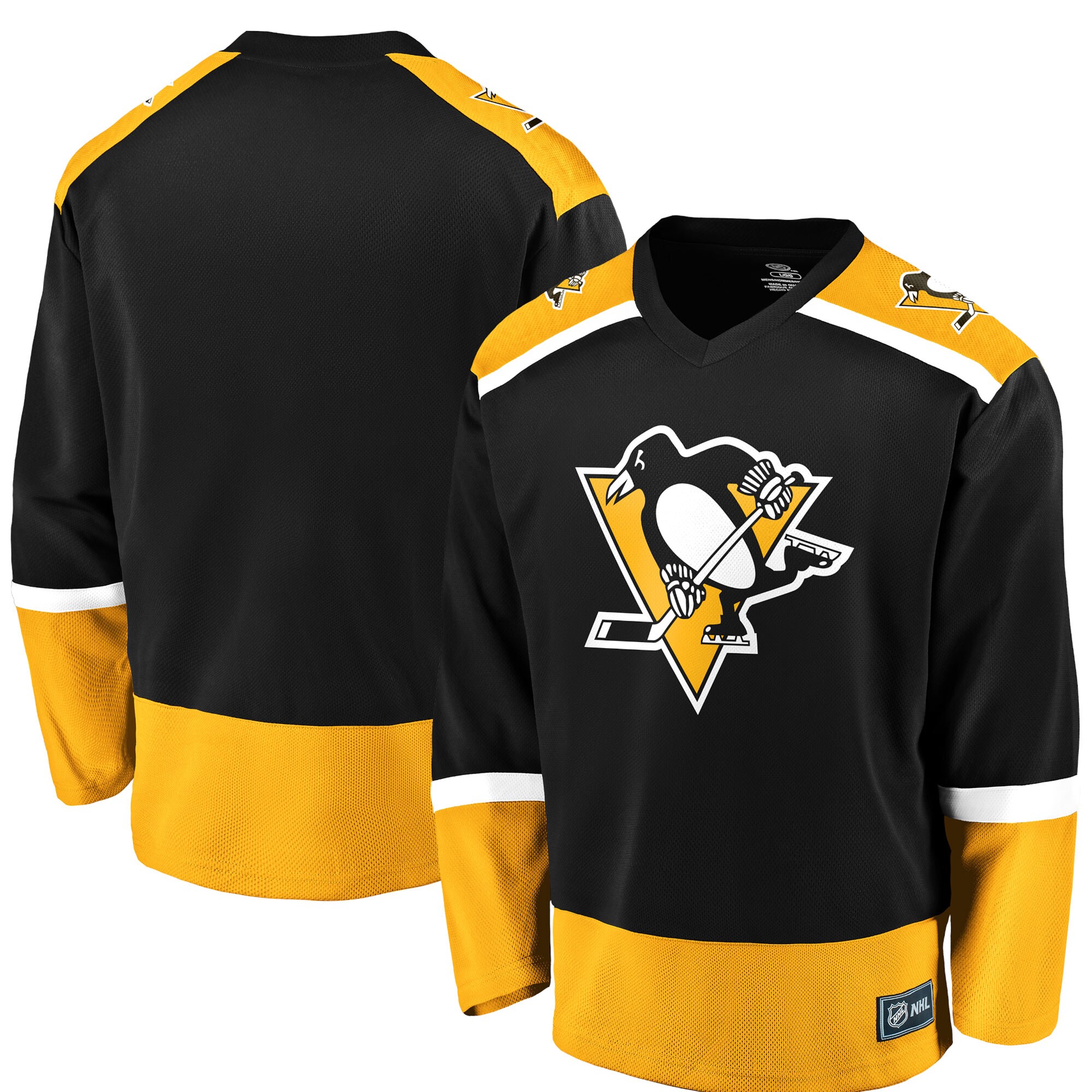 Pittsburgh Penguins Fanatics Branded Team Jersey - Black - vstockx