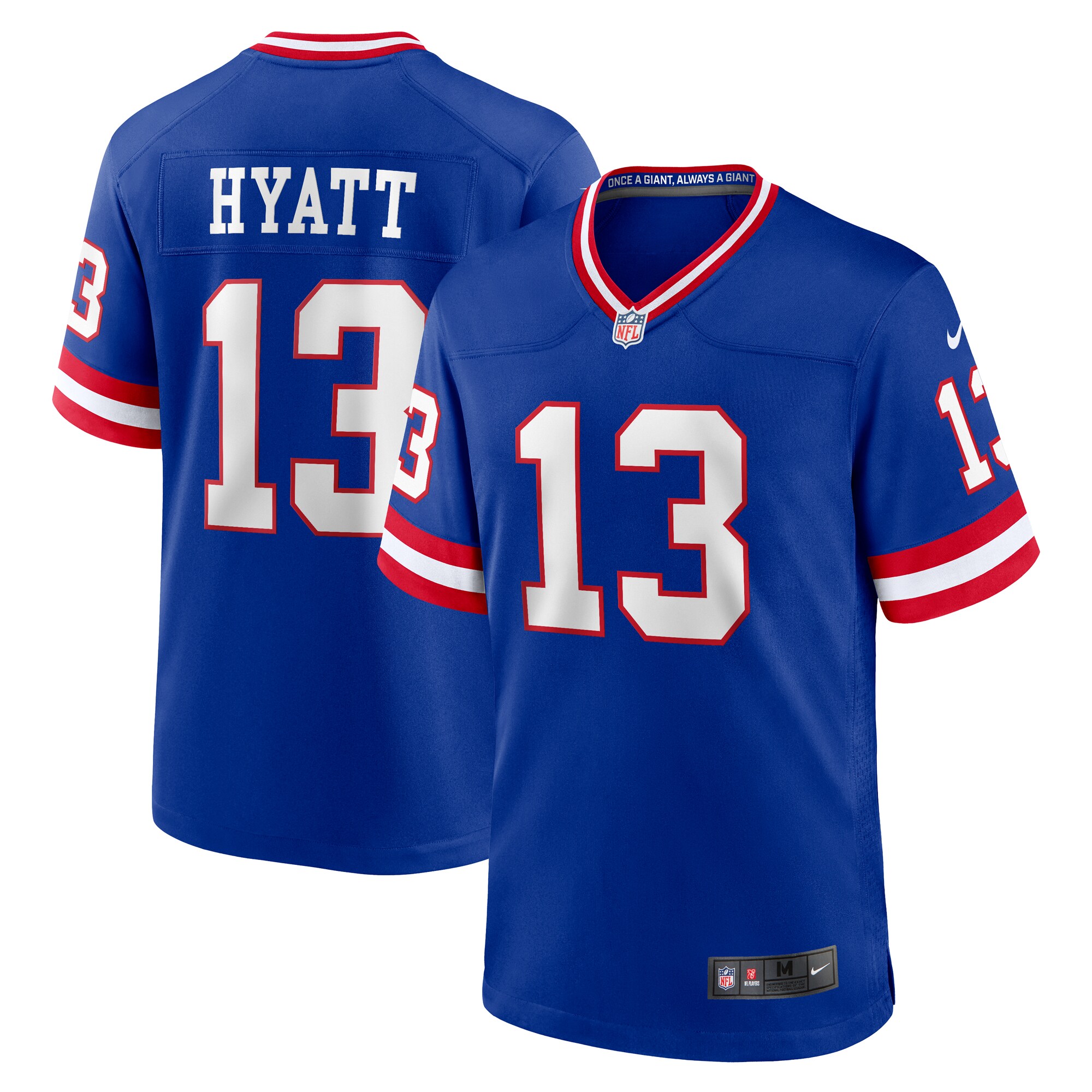 Jalin Hyatt New York Giants Nike Team Game Jersey - Royal - vstockx
