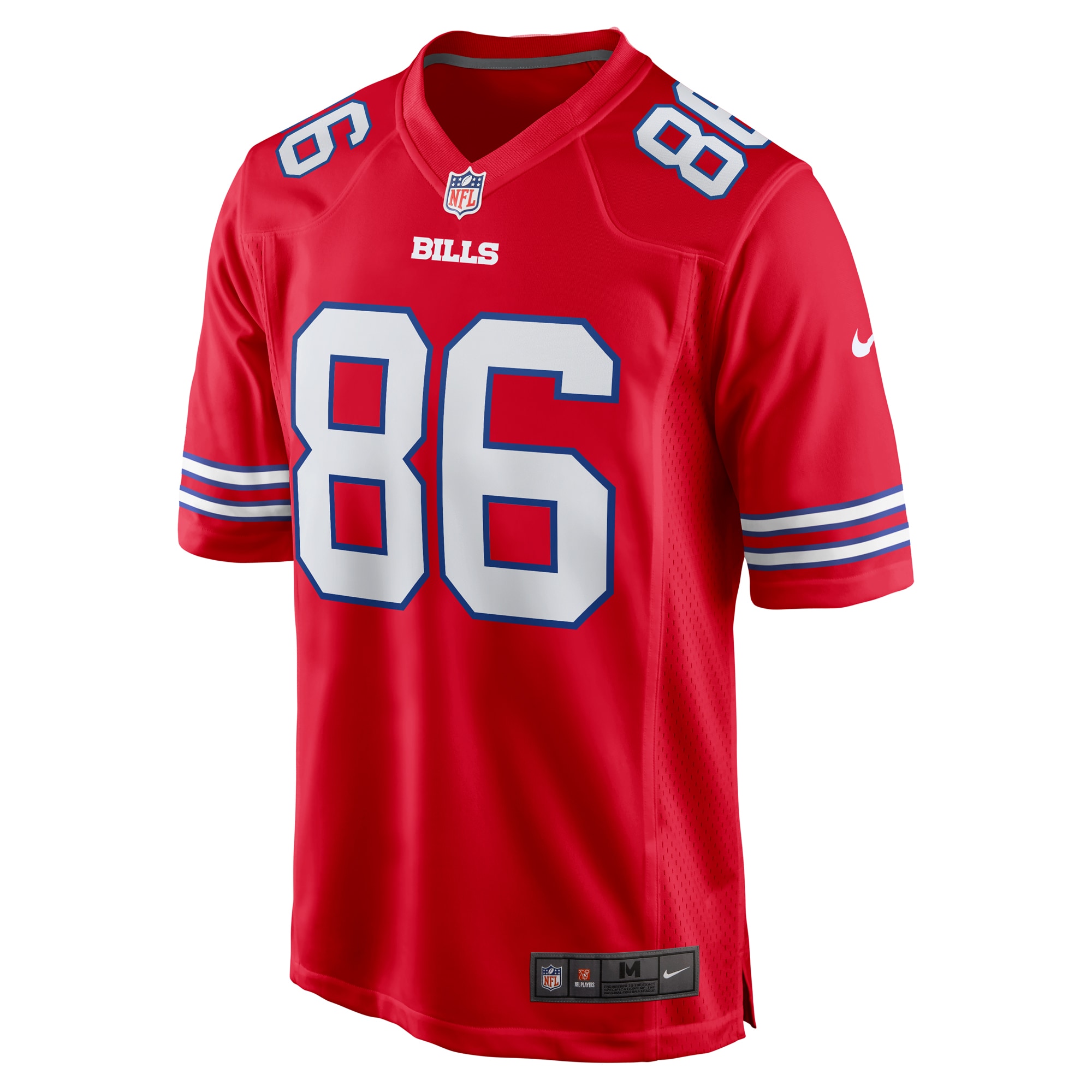 Dalton Kincaid Buffalo Bills Nike Alternate Game Jersey - Red - vstockx