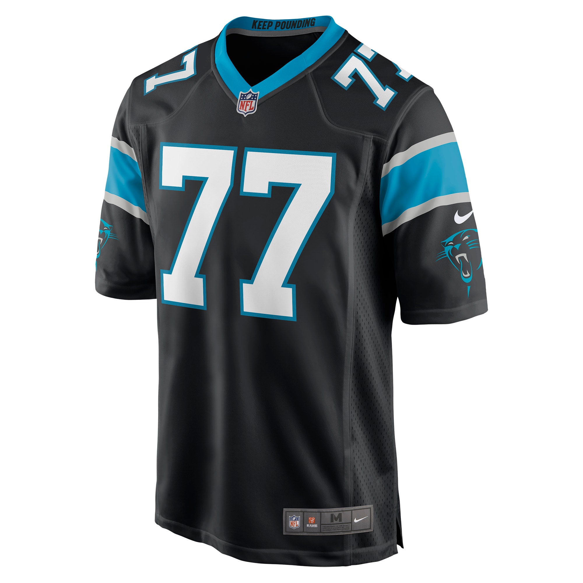 Deonte Brown Carolina Panthers Nike Game Player Jersey - Black - vstockx