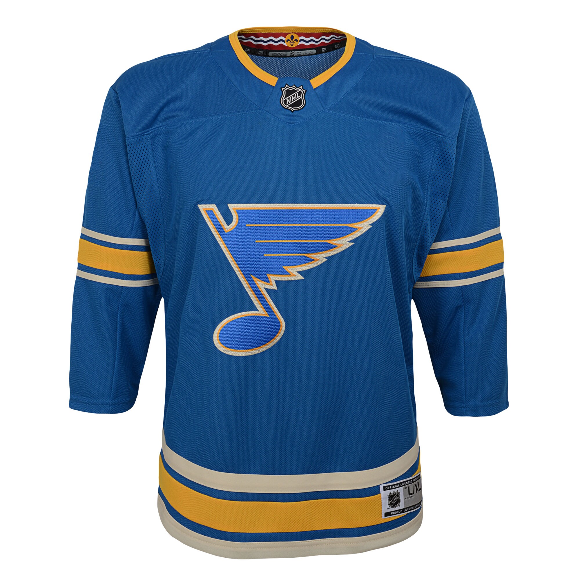 St. Louis Blues Youth 2018/19 Alternate Premier Jersey - Blue - vstockx