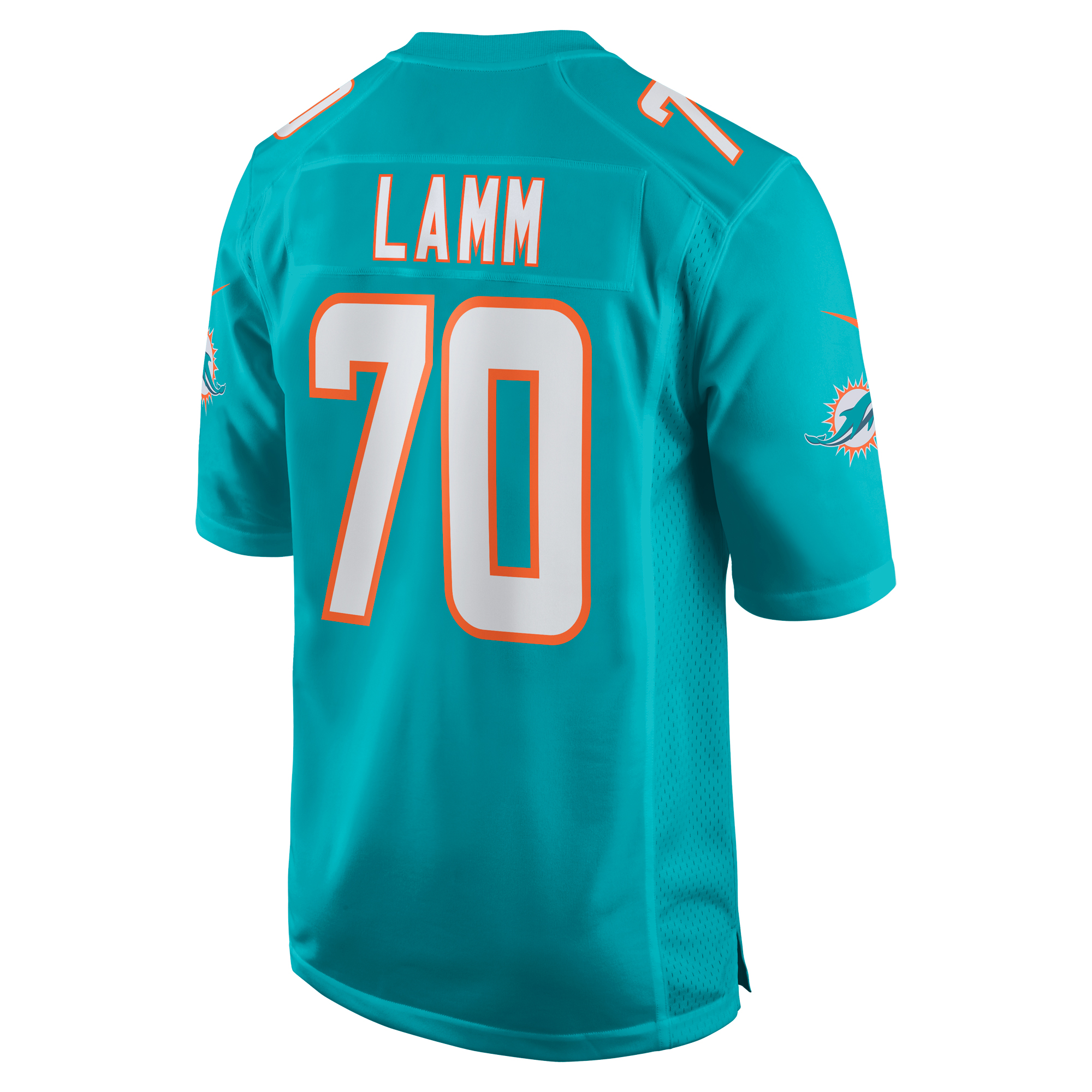 Kendall Lamm Miami Dolphins Nike Home Game Player Jersey - Aqua - vstockx