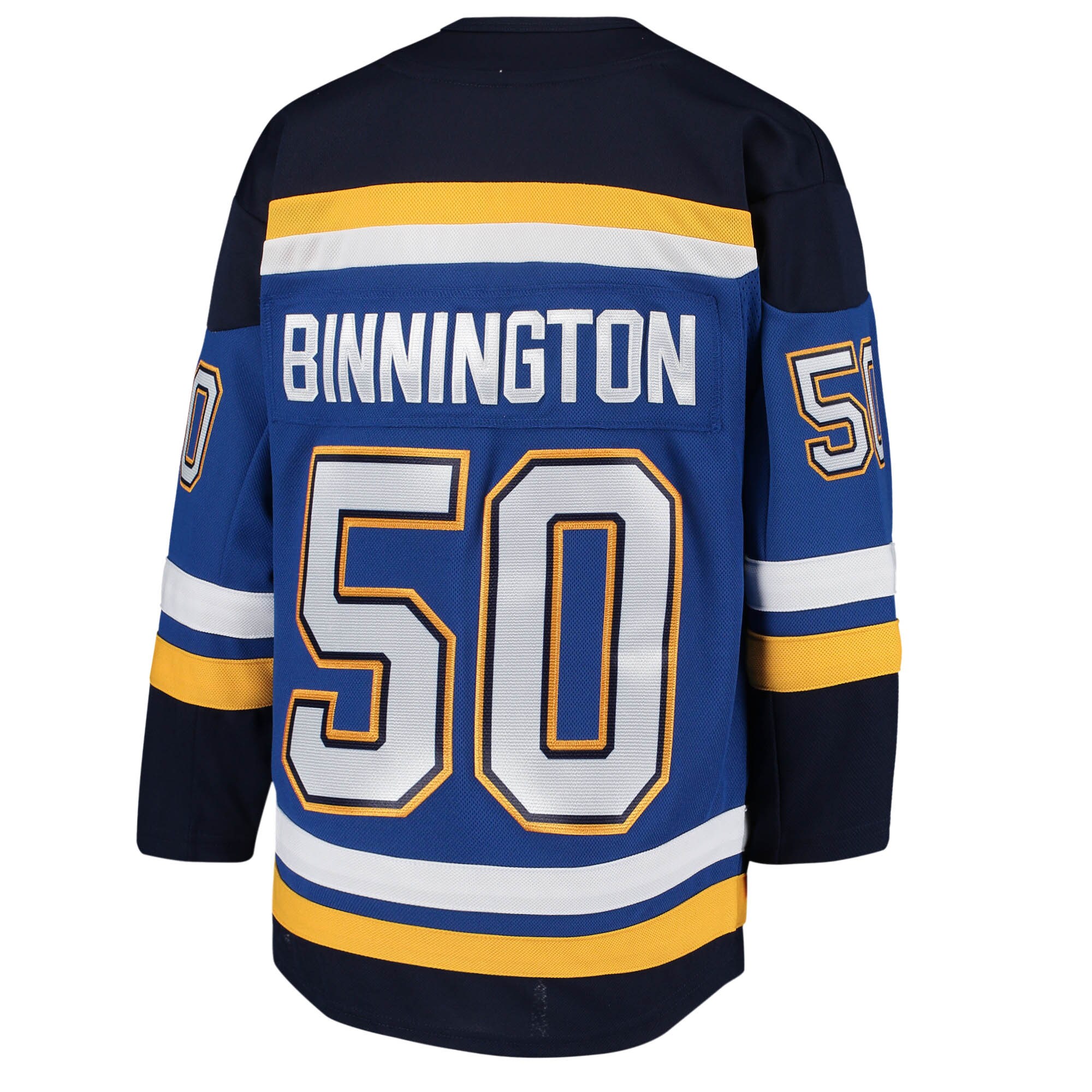 Jordans Binnington St. Louis Blues Youth Home Premier Player Jersey - Blue - vstockx