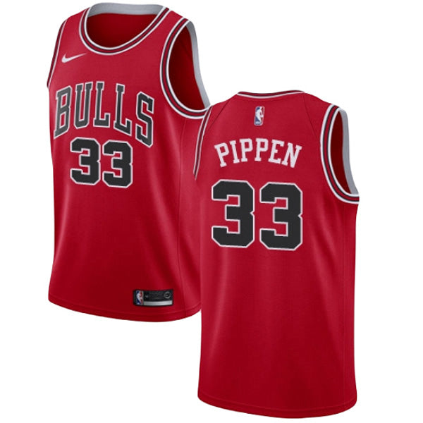 Youth Chicago Bulls Scottie Pippen Icon Edition Jersey - Red - vstockx