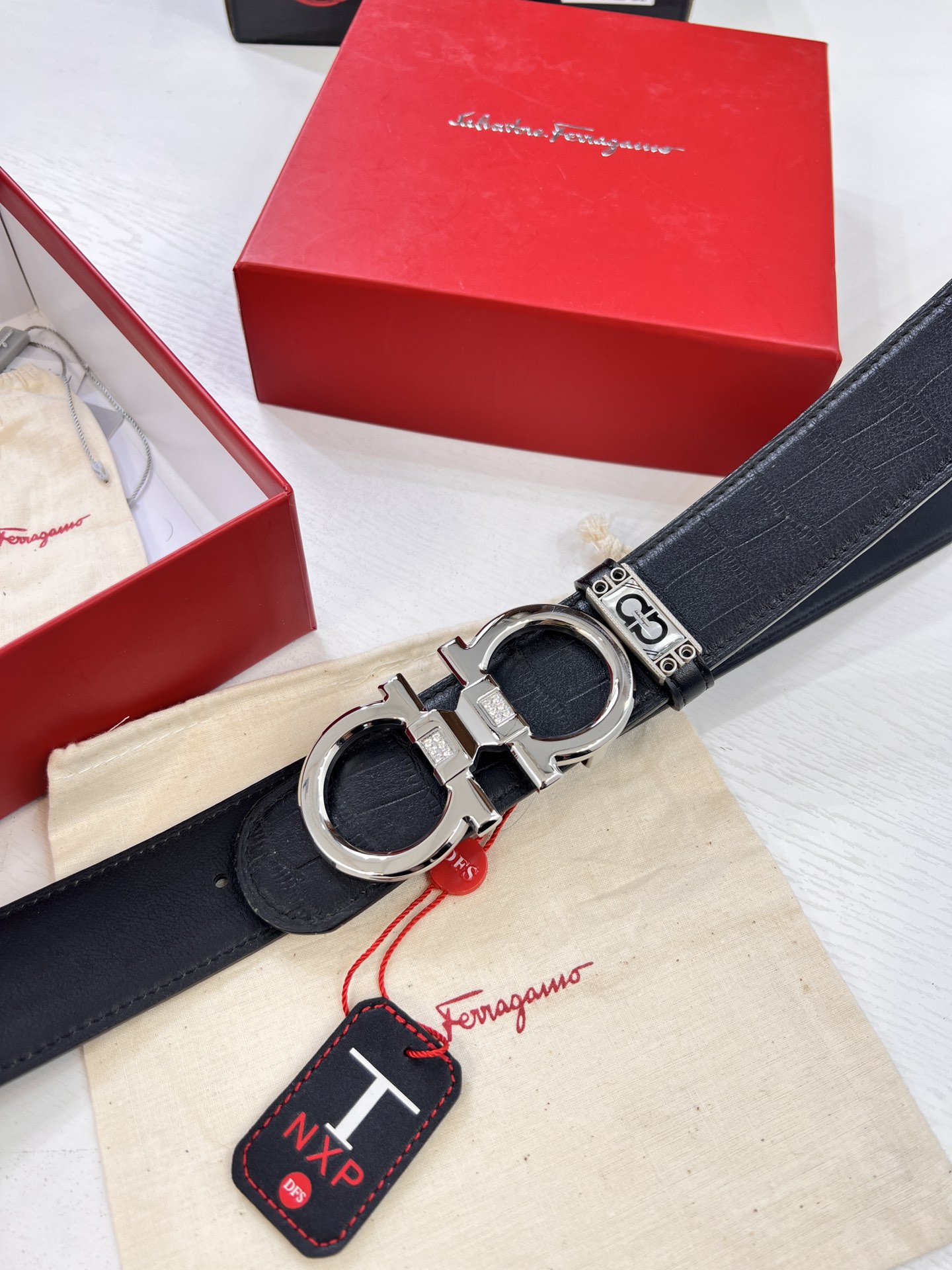 Streetwear Belt Ferragamo 321721 size:3.5cm - vstockx