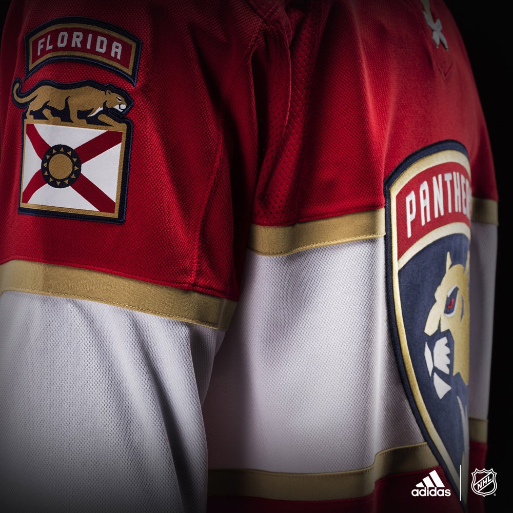 Florida Panthers Adidas Authentic Home NHL Hockey Jersey - vstockx