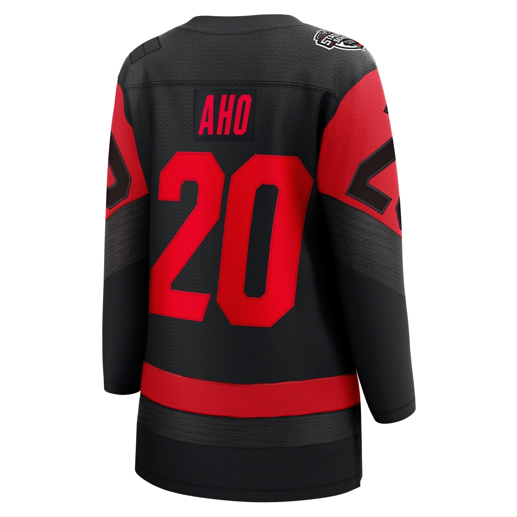 Women's Fanatics Branded Sebastian Aho Black Carolina Hurricanes 2023 NHL Stadium Series Breakaway Player Jersey - vstockx
