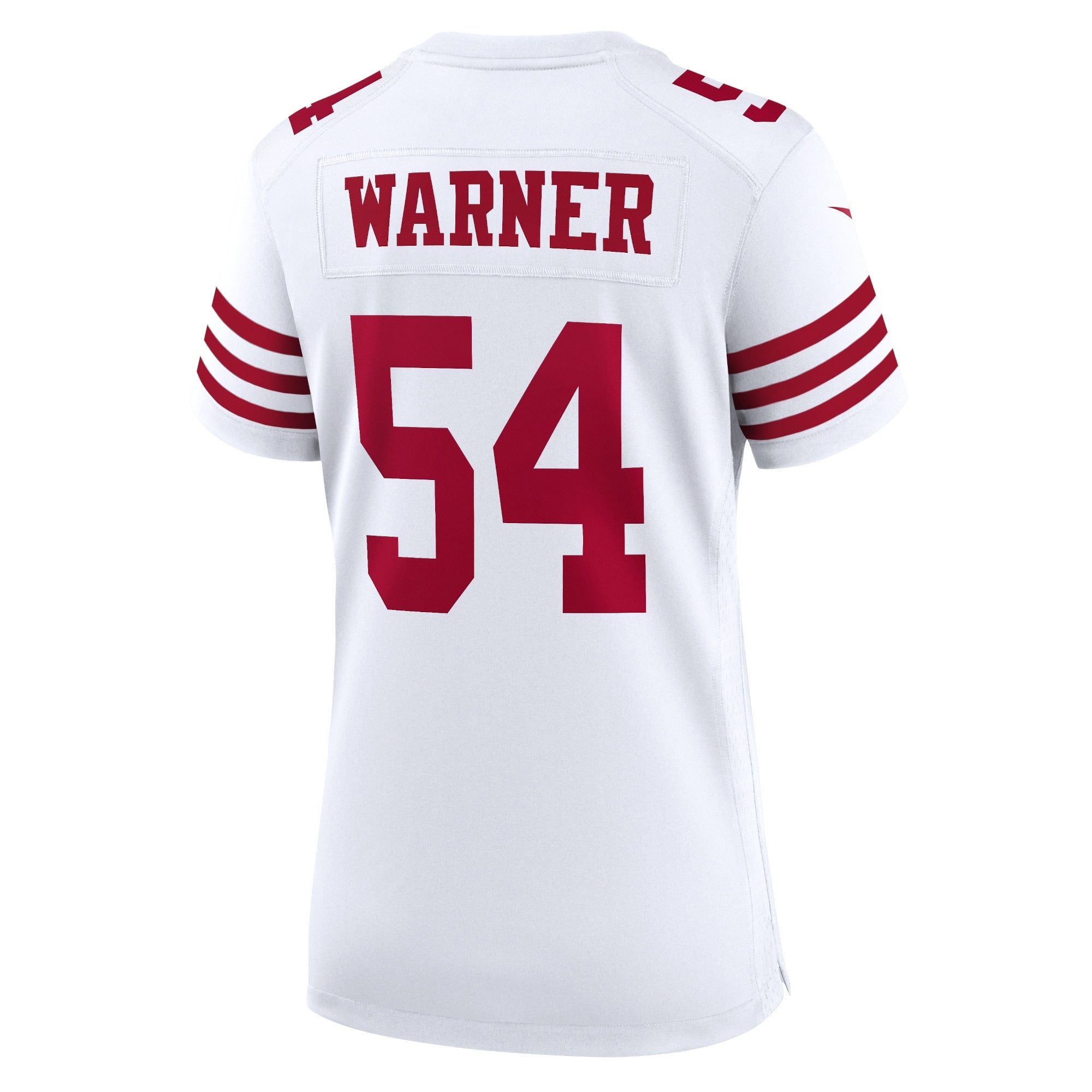 Women's Nike Fred Warner White San Francisco 49ers Player Game Jersey - vstockx
