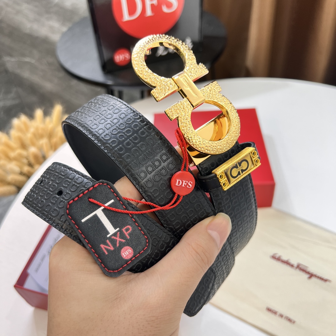 Streetwear Belt Ferragamo 319662 size:3.5cm - vstockx