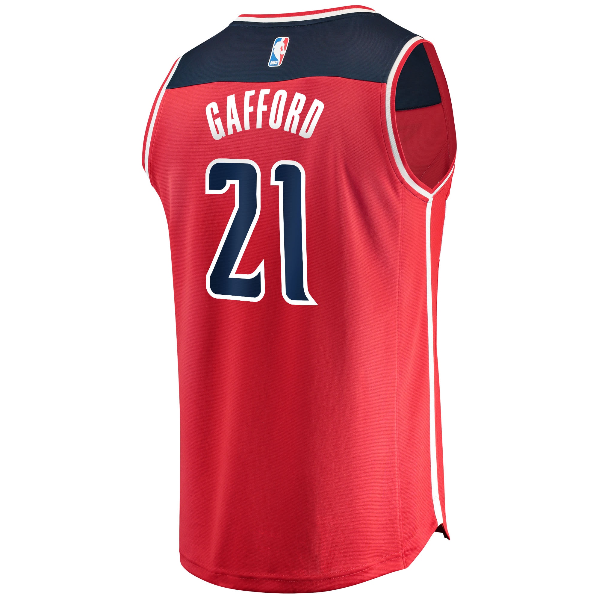 Daniel Gafford Washington Wizards Fanatics Branded 2021/22 Fast Break Replica Jersey - Icon Edition - Red - vstockx