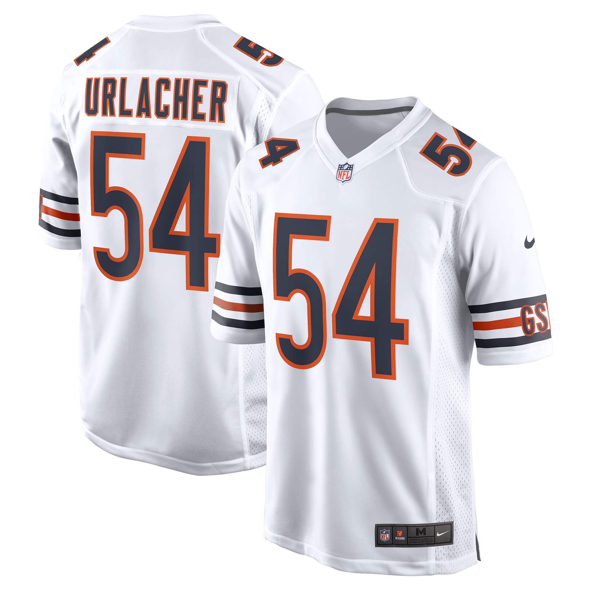 Brian Urlacher Chicago Bears Nike Retired Player Game Jersey - White - vstockx