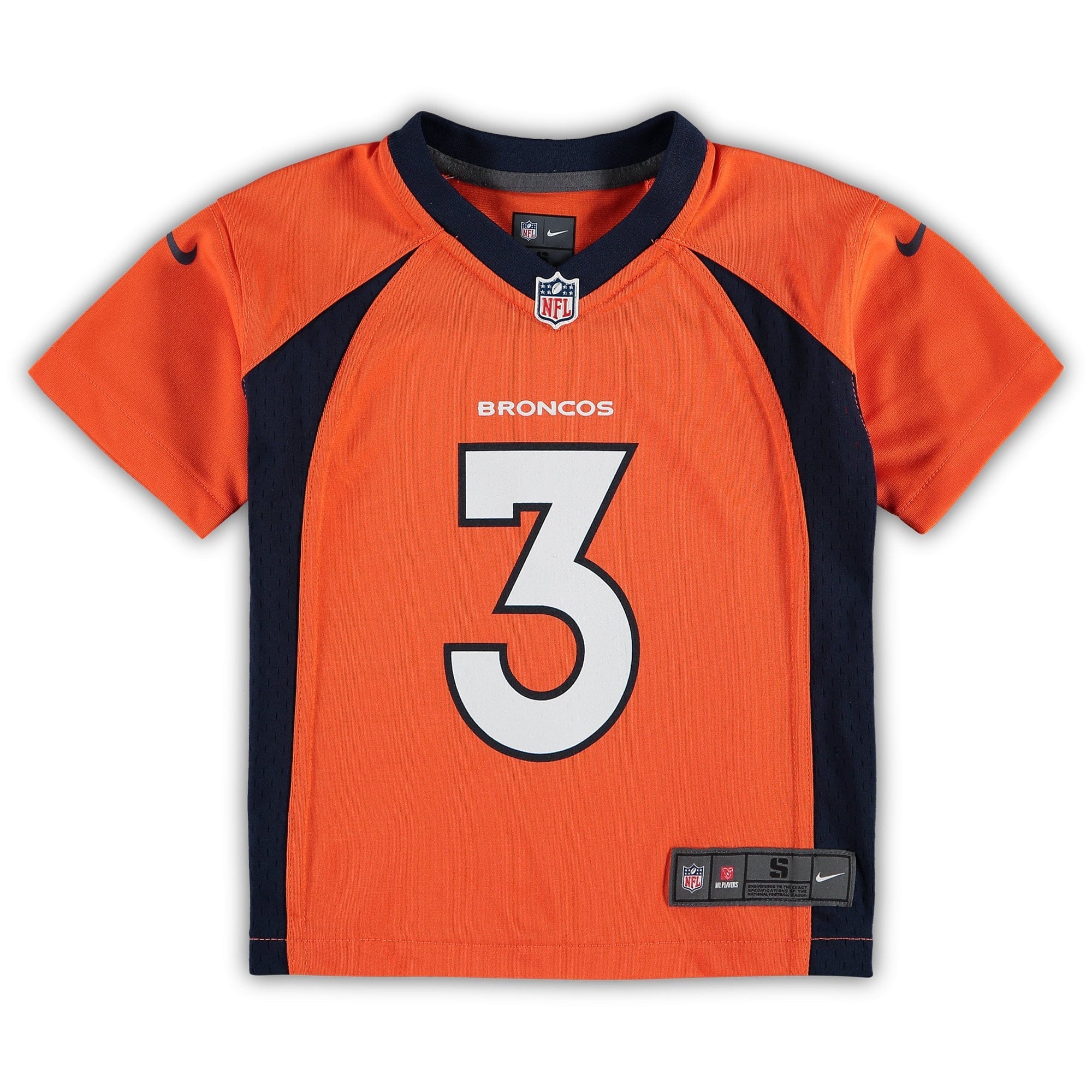 Preschool Nike Russell Wilson Orange Denver Broncos Game Jersey - vstockx