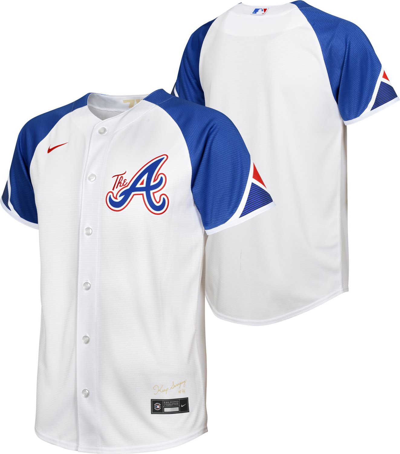 Nike Youth Atlanta Braves 2023 City Connect Replica Jersey - vstockx