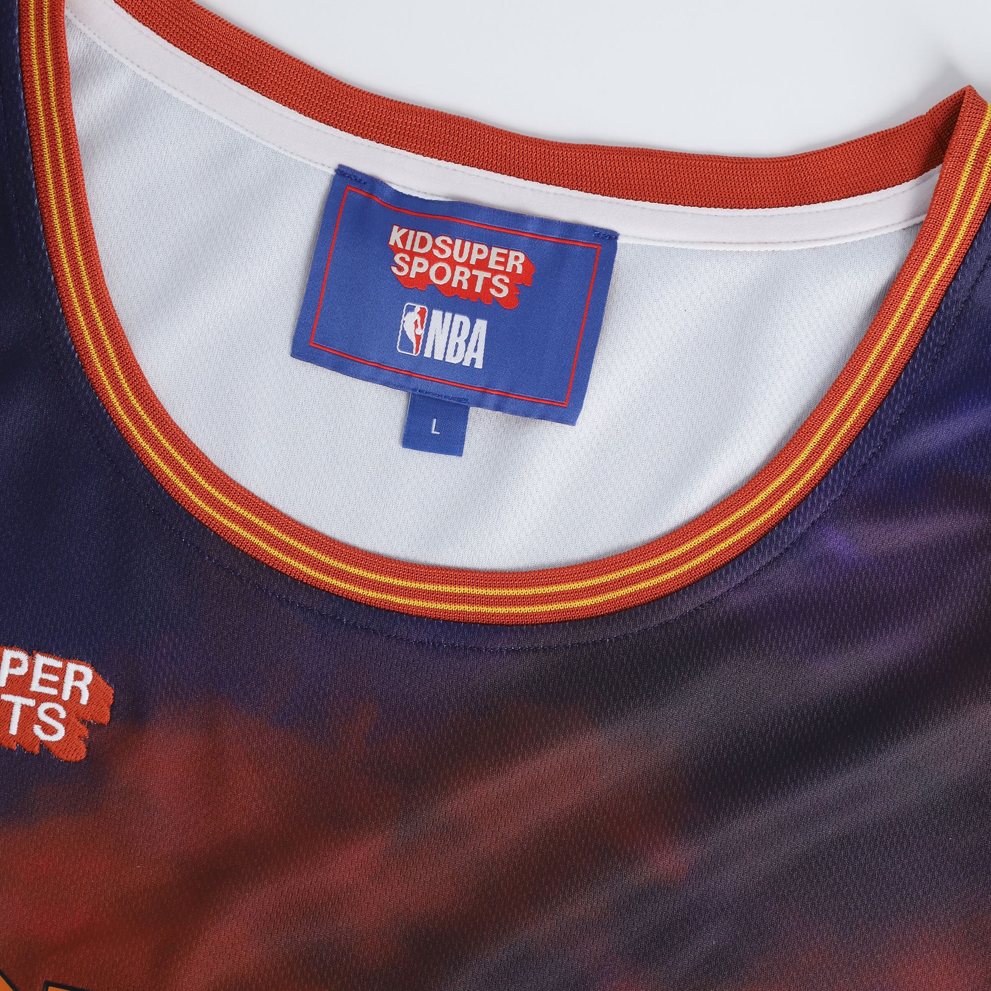 Phoenix Suns NBA & KidSuper Studios by Fanatics Unisex Hometown Jersey - Red - vstockx
