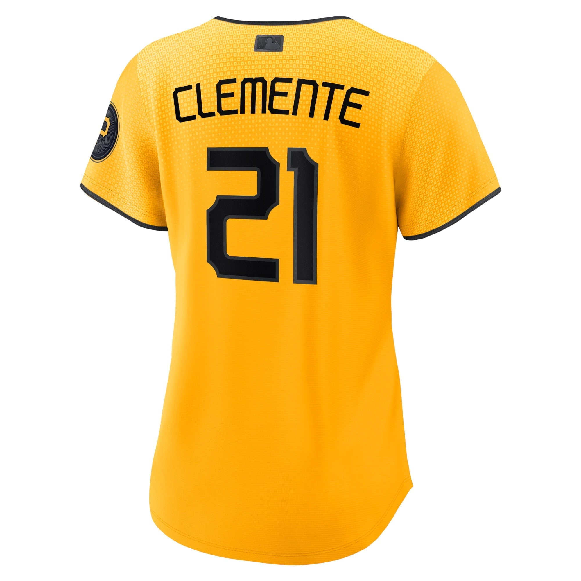 Women's Nike Roberto Clemente Gold Pittsburgh Pirates 2023 City Connect Replica Player Jersey - vstockx