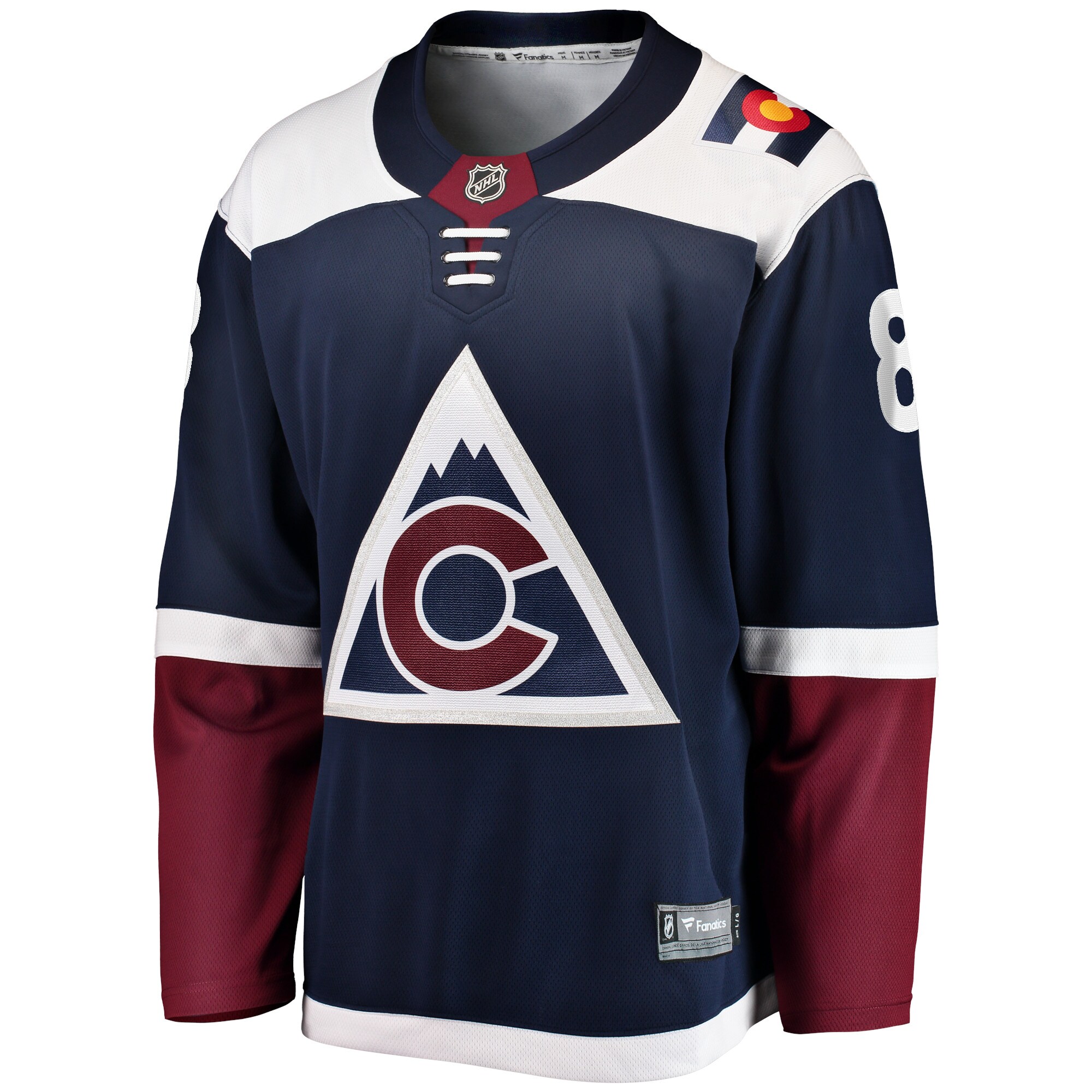 Cale Makar Colorado Avalanche Fanatics Branded Alternate 2018/19 Premier Breakaway Player Jersey - Navy - vstockx