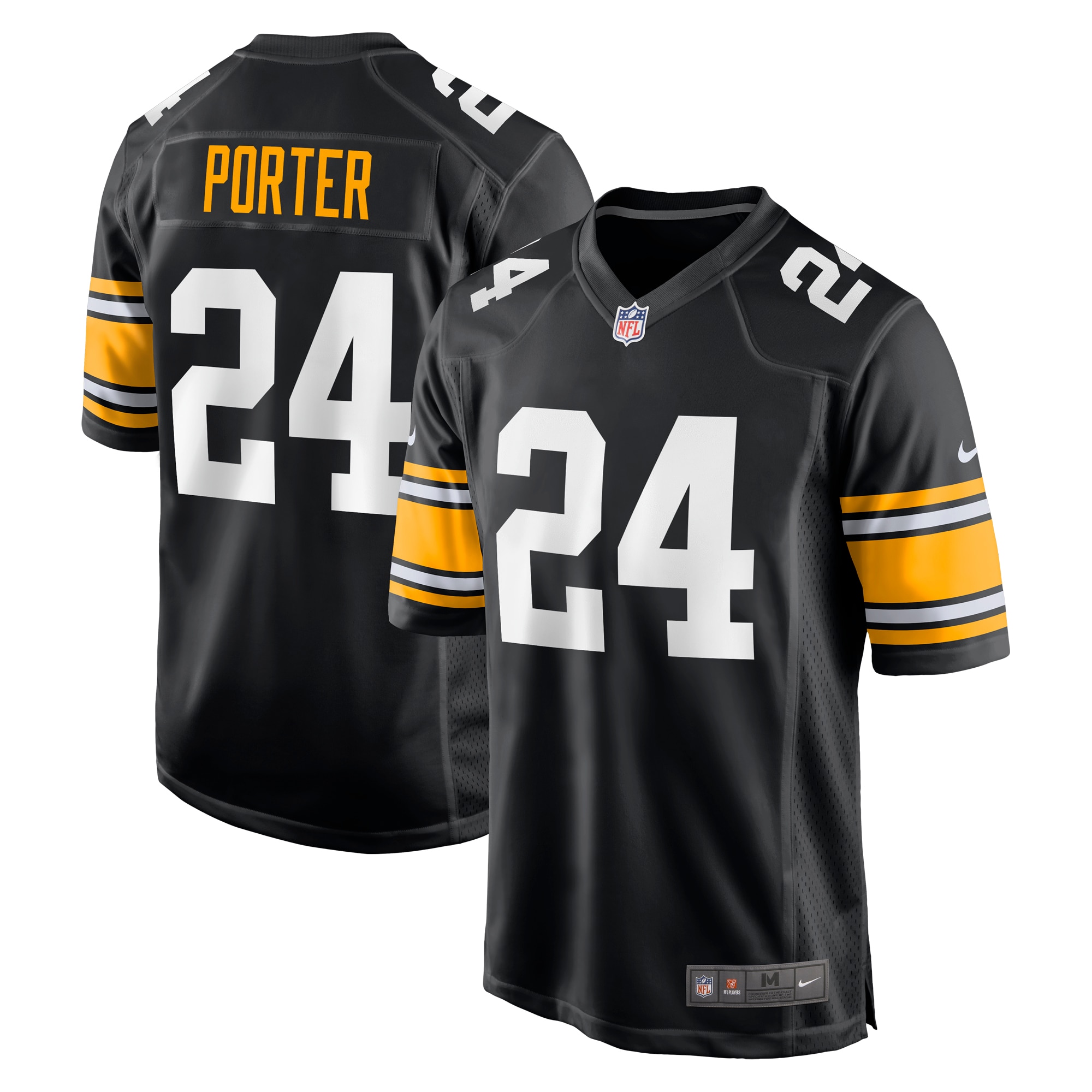Joey Porter Jr. Pittsburgh Steelers Nike Alternate Game Jersey - Black - vstockx
