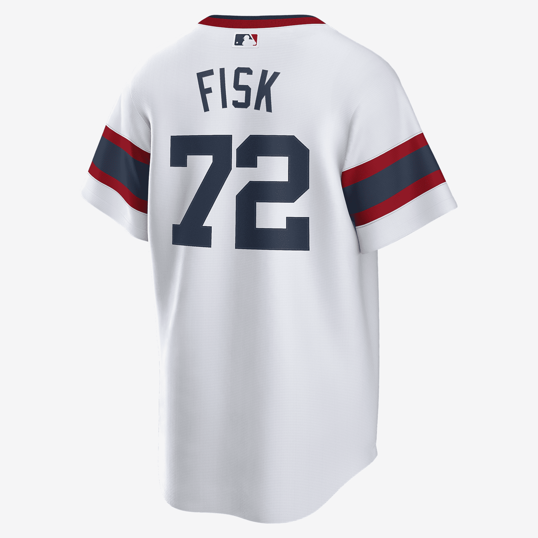 MLB Chicago White Sox (Carlton Fisk) Men's Cooperstown Baseball Jersey - White - vstockx