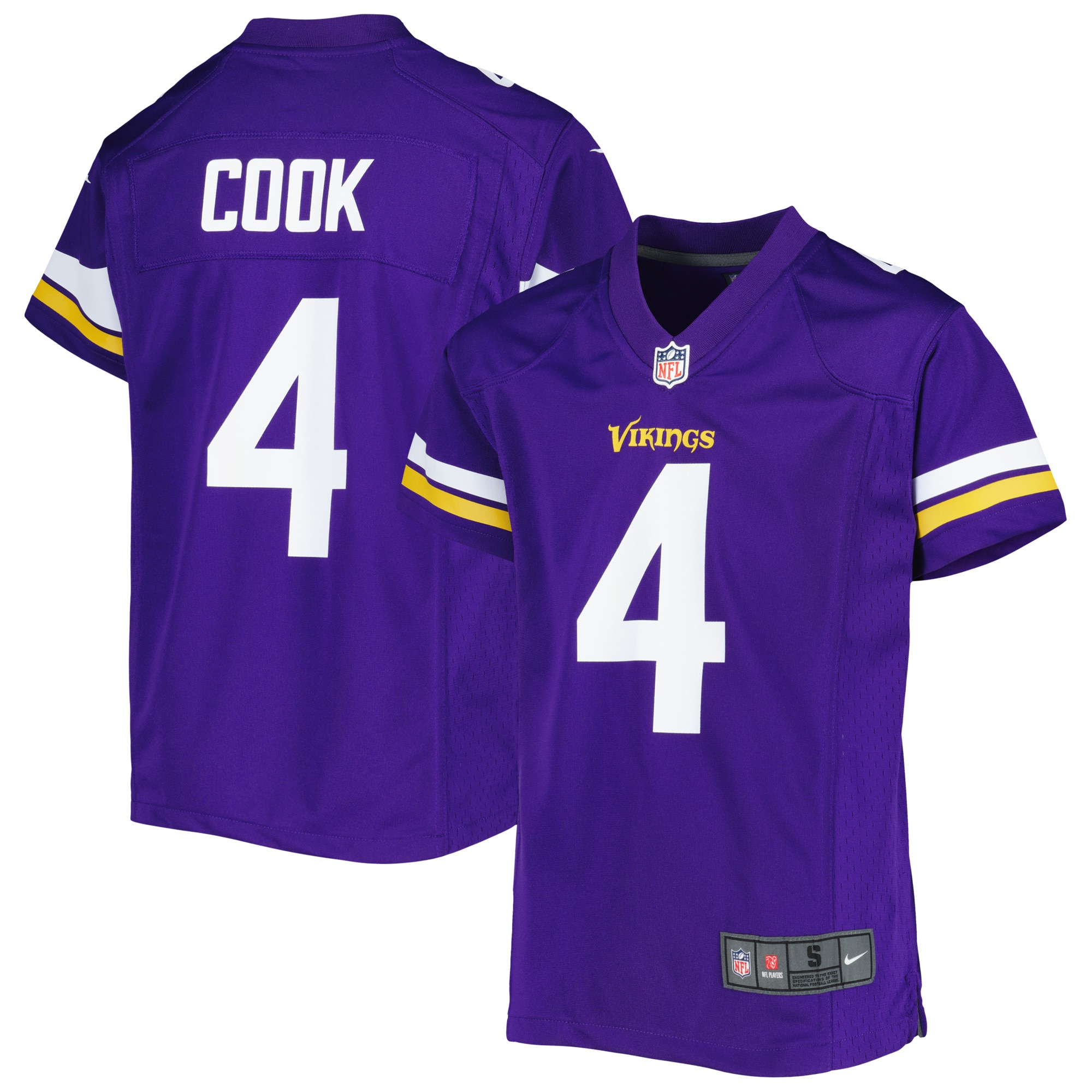 Dalvin Cook Minnesota Vikings Nike Youth Game Jersey - Purple - vstockx