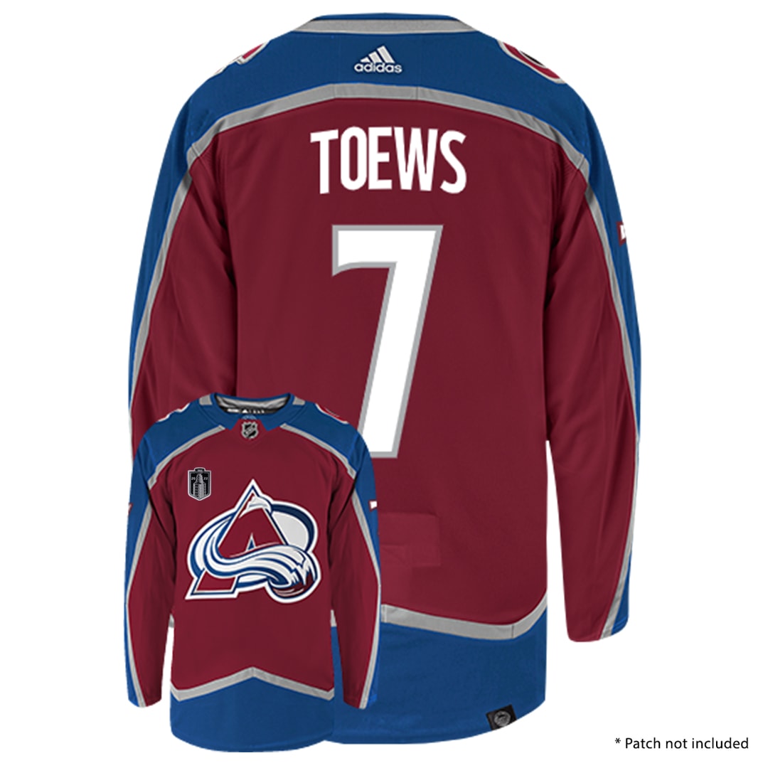 Devon Toews Colorado Avalanche Adidas Primegreen Authentic NHL Hockey Jersey - vstockx