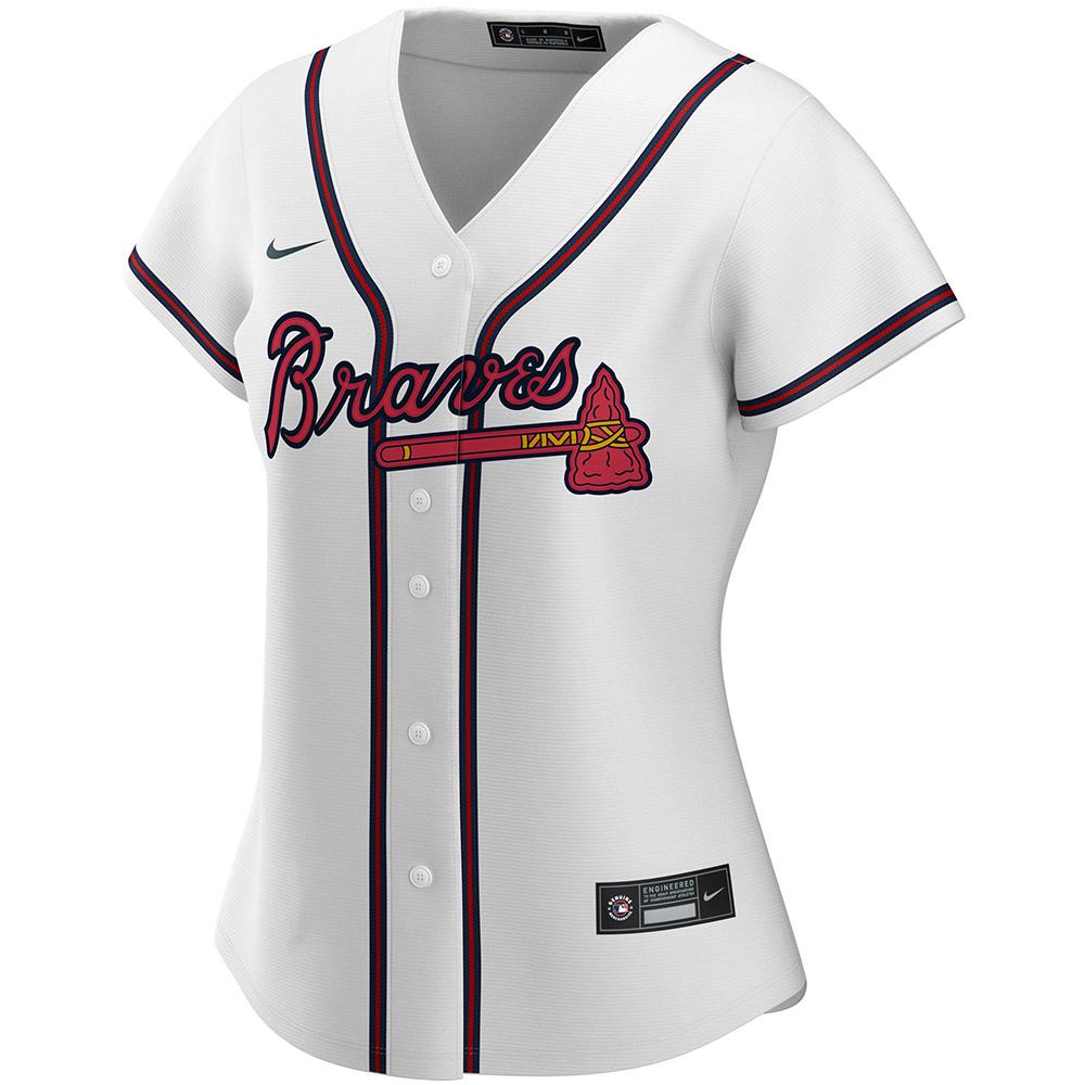 Women's Atlanta Braves Freddie Freeman Cool Base Replica Jersey White - vstockx