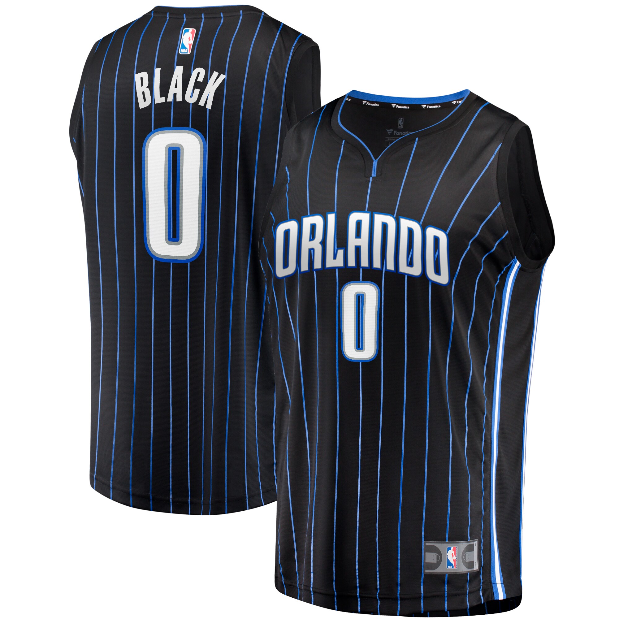Anthony Black Orlando Magic Fanatics Branded Youth 2023 NBA Draft First Round Pick Fast Break Replica Jersey - Icon Edition - Black - vstockx