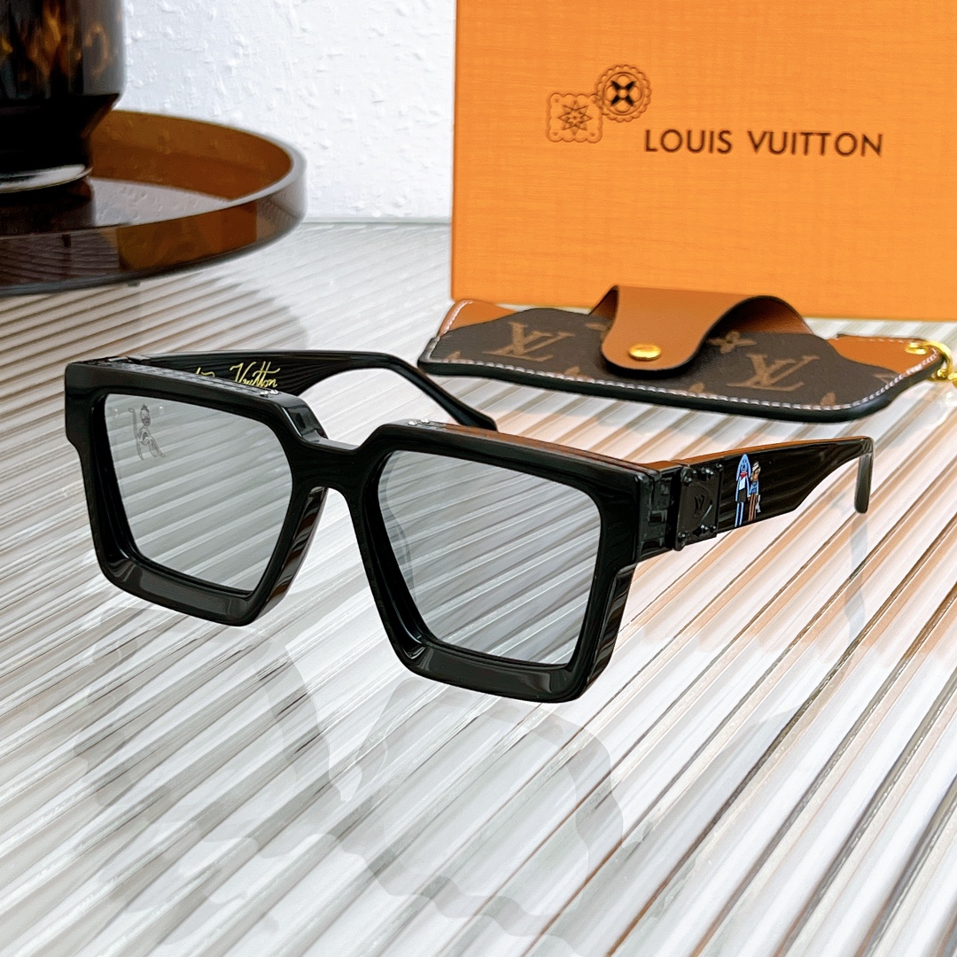 Sunglasses Louis Vuitton LV96006 Millionaires - vstockx