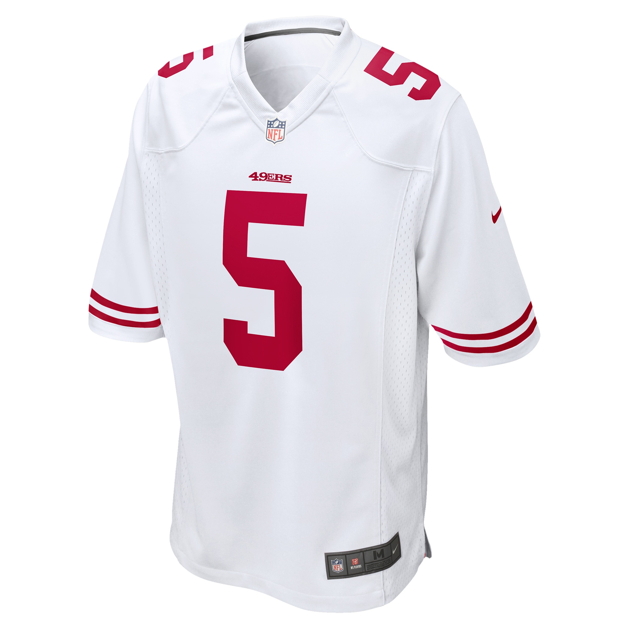 Trey Lance San Francisco 49ers Nike Game Jersey - White - vstockx