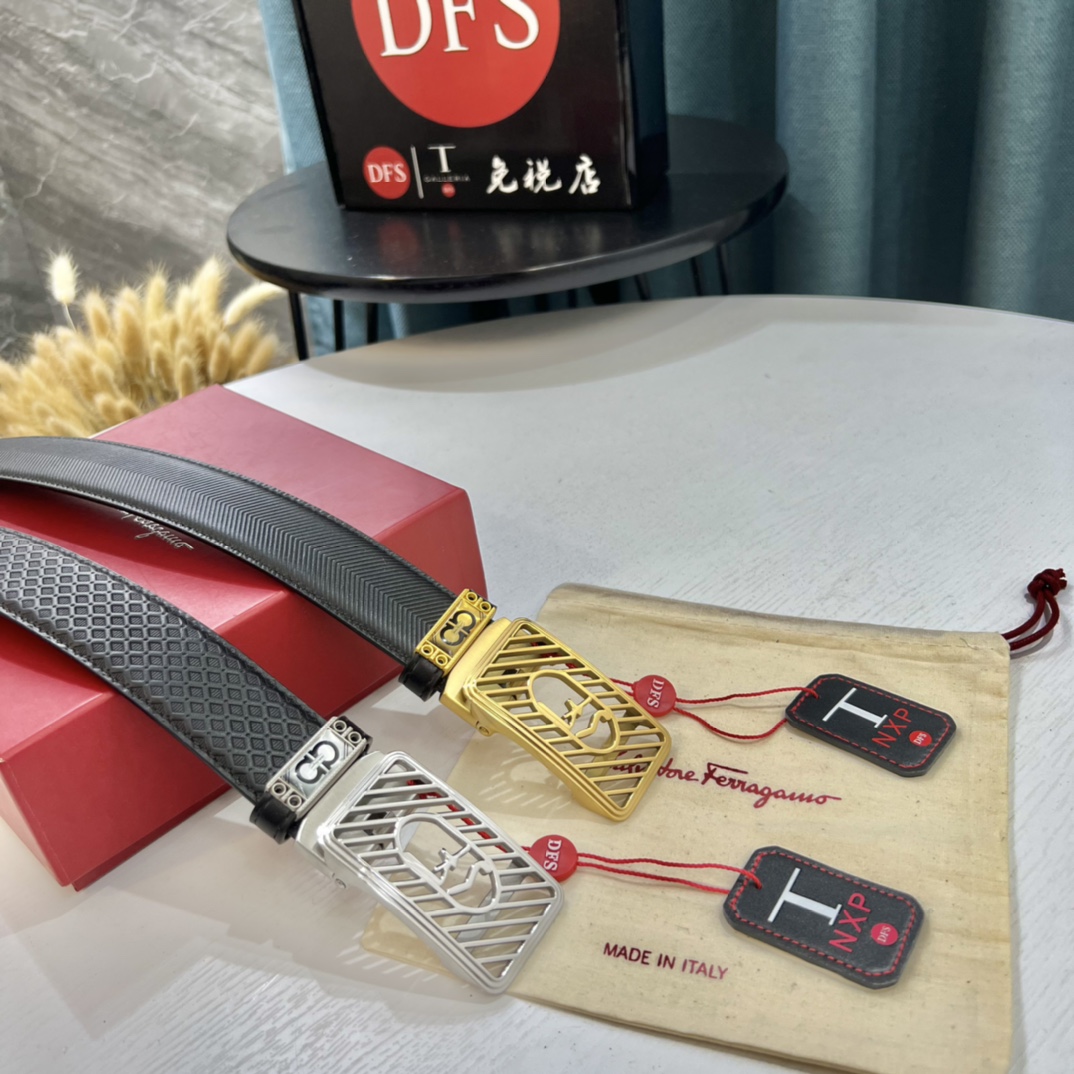 Streetwear Belt Ferragamo 319568 size:3.5cm - vstockx