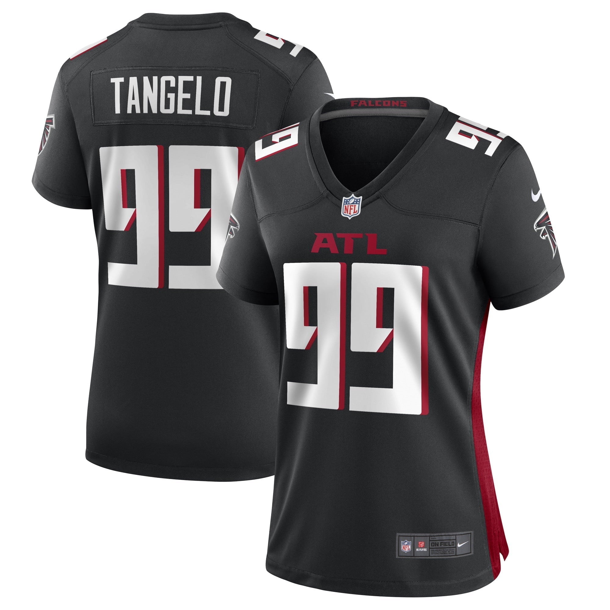 Women's Nike Black Derrick Tangelo Atlanta Falcons Game Player Jersey - vstockx