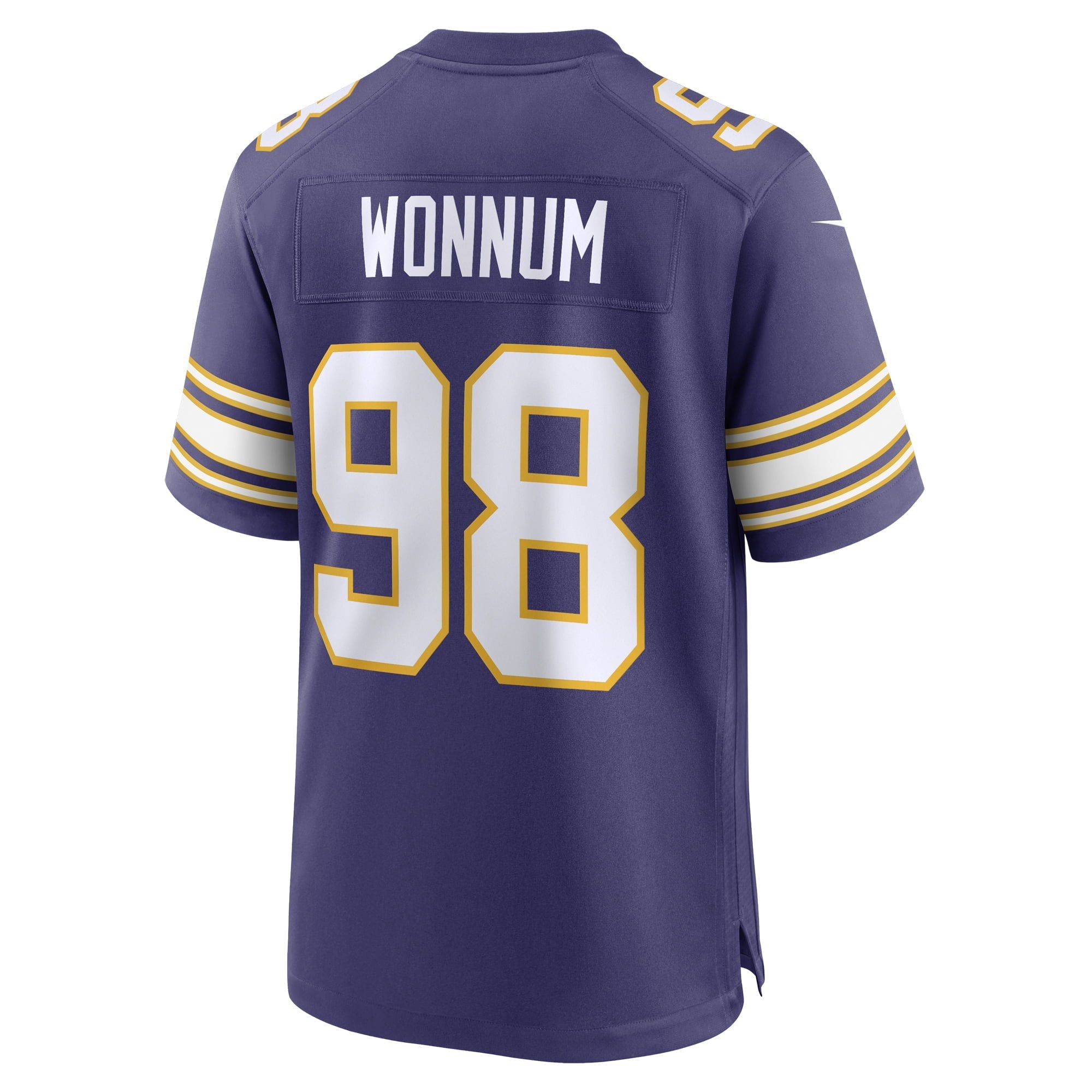 Men's Nike D.J. Wonnum Purple Minnesota Vikings Classic Player Game Jersey - vstockx