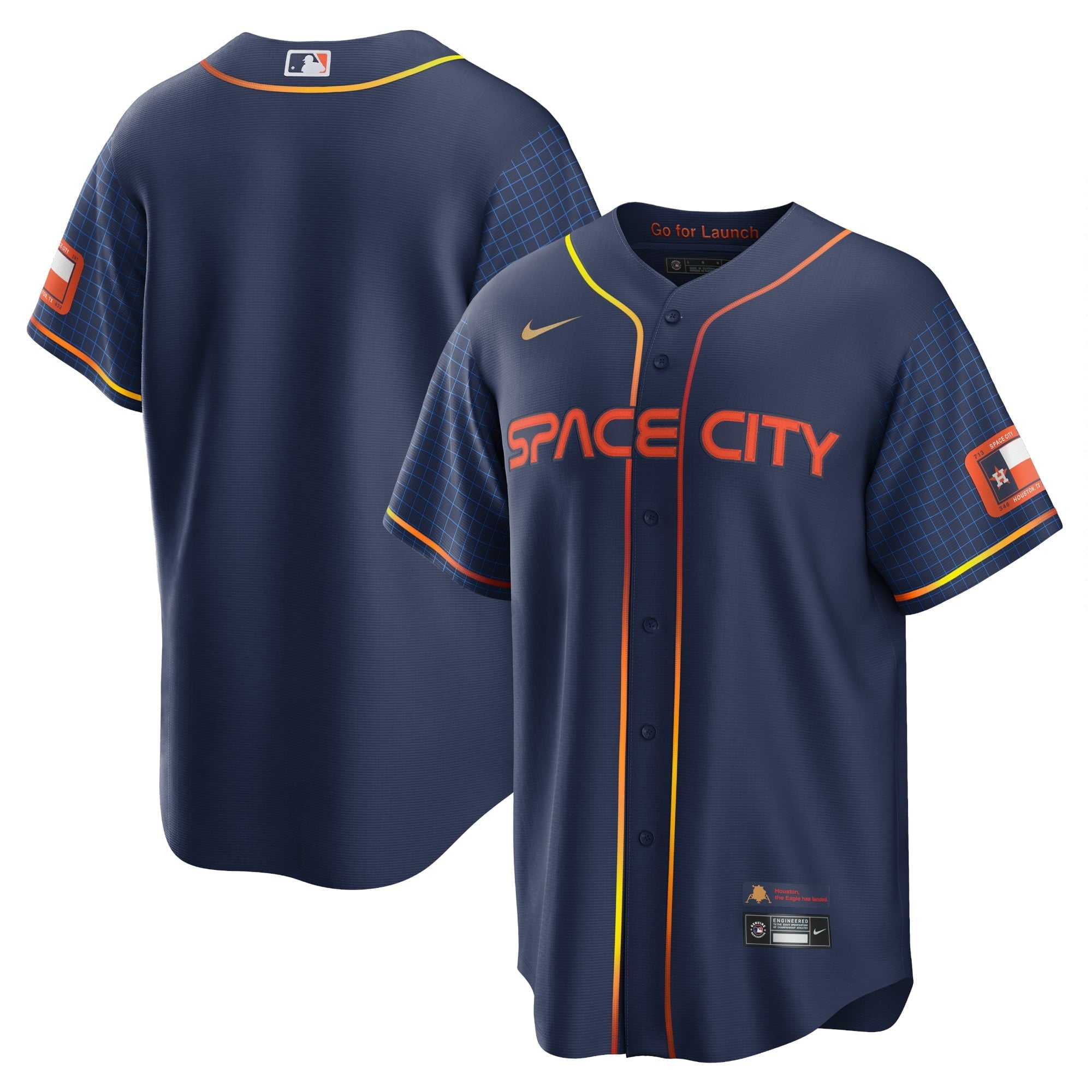 Men's Nike Navy Houston Astros 2022 City Connect Replica Jersey - vstockx