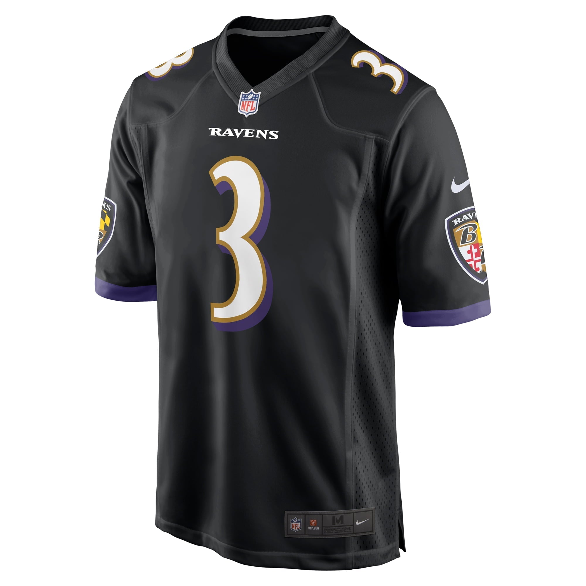 Men's Nike Odell Beckham Jr. Black Baltimore Ravens Alternate Game Jersey - vstockx