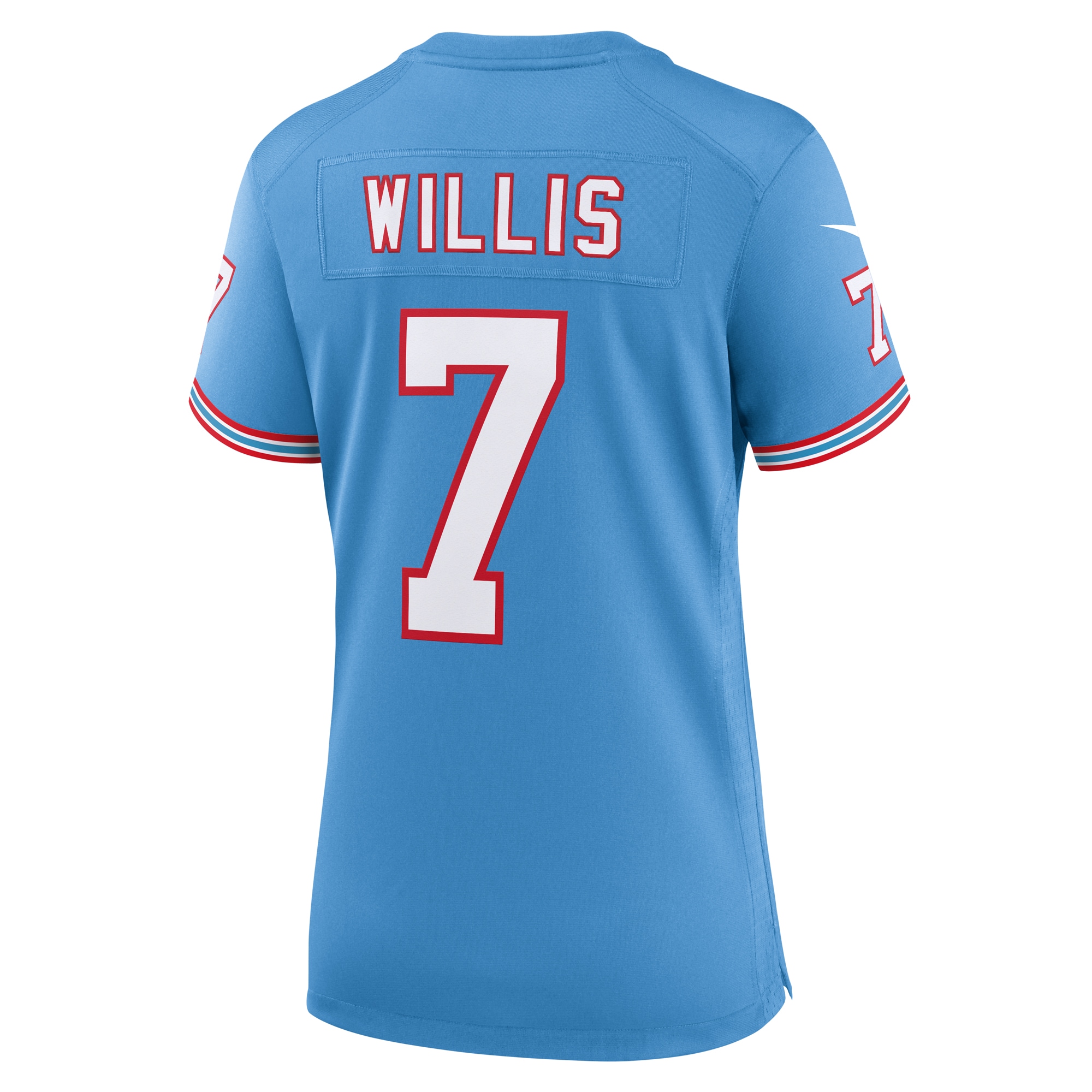 Malik Willis Tennessee Titans Nike Women's Oilers Throwback Player Game Jersey - Light Blue - vstockx