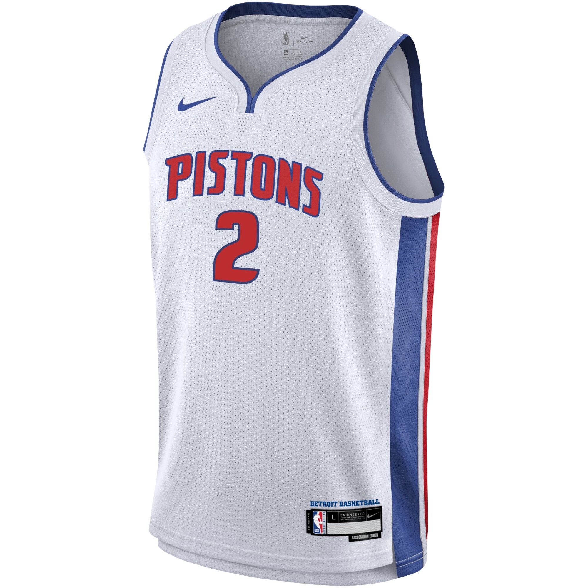 Cade Cunningham Detroit Pistons Nike Youth Swingman Jersey - Association Edition - White - vstockx
