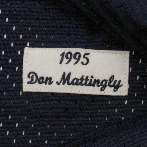 Don Mattingly New York Yankees Mitchell & Ness 1995 Authentic Cooperstown Collection Mesh Batting Practice Jersey - Navy - vstockx