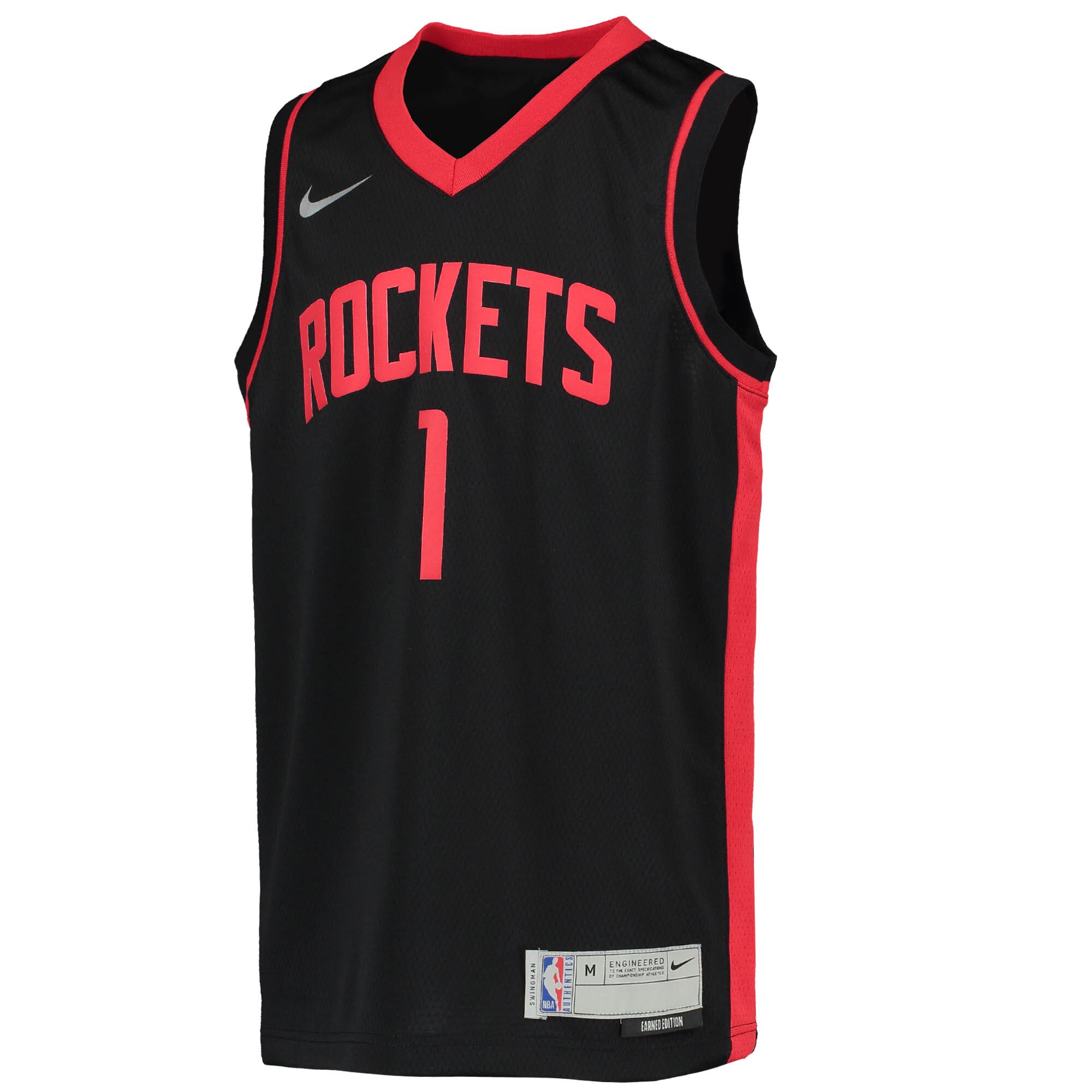 John Wall Houston Rockets Nike Youth 2020/21 Swingman Player Jersey - Earned Edition - Black - vstockx