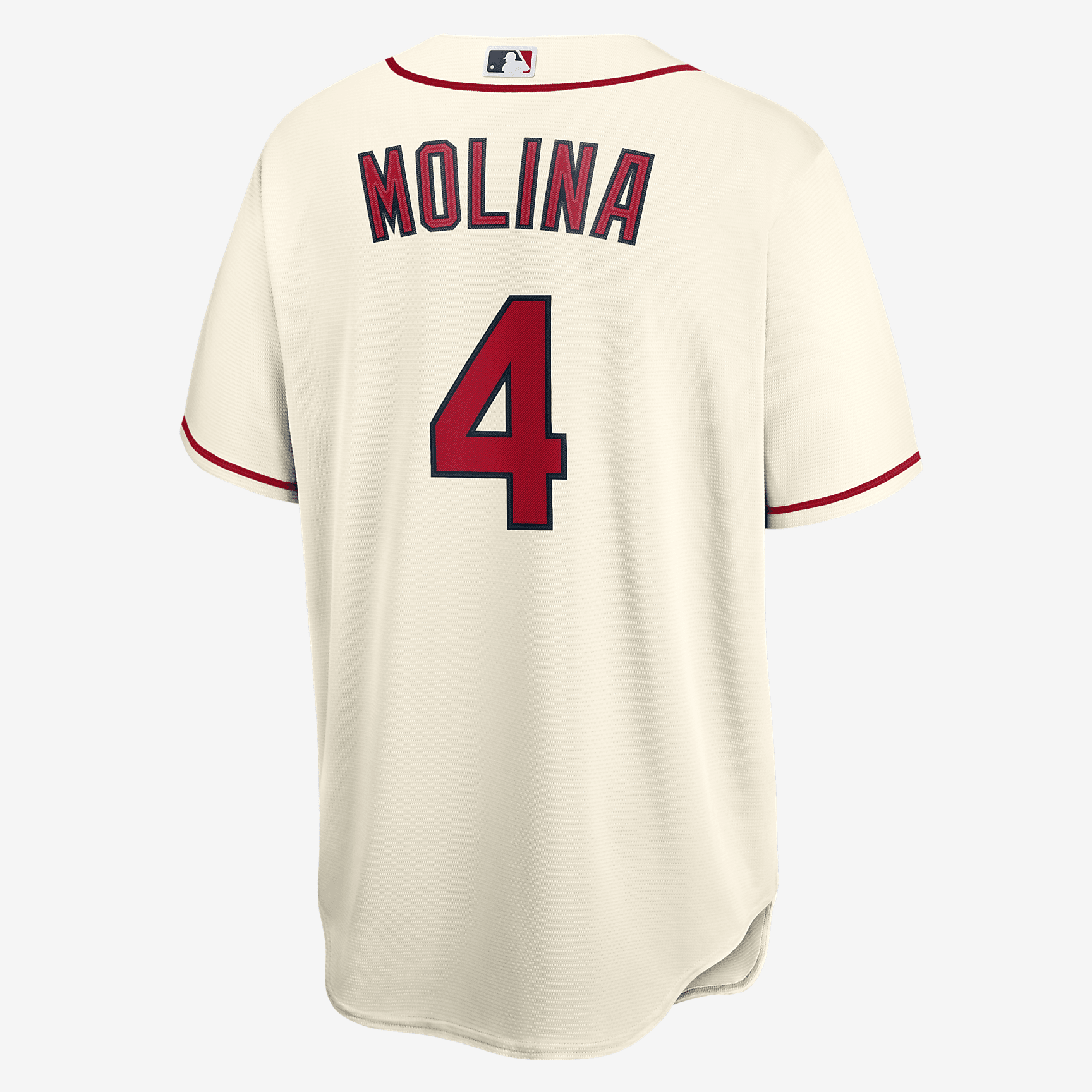 MLB St. Louis Cardinals (Yadier Molina) Men's Replica Baseball Jersey - Cream - vstockx