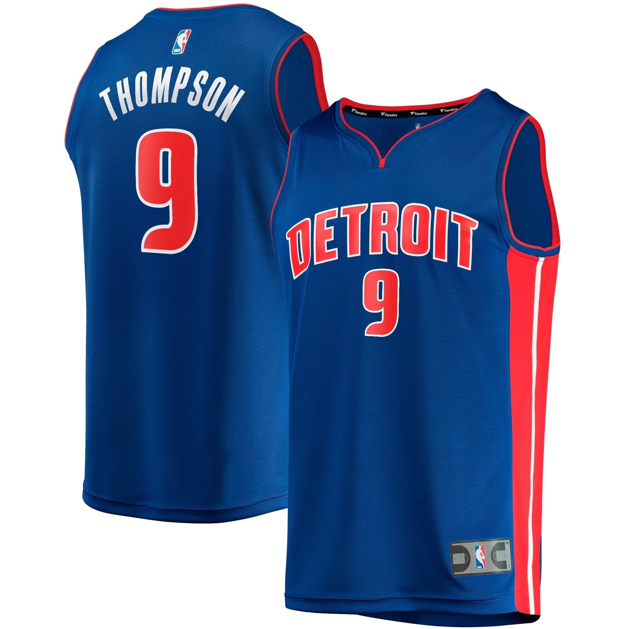 Youth Fanatics Branded Ausar Thompson Royal Detroit Pistons 2023 NBA Draft First Round Pick Fast Break Replica Jersey - - vstockx