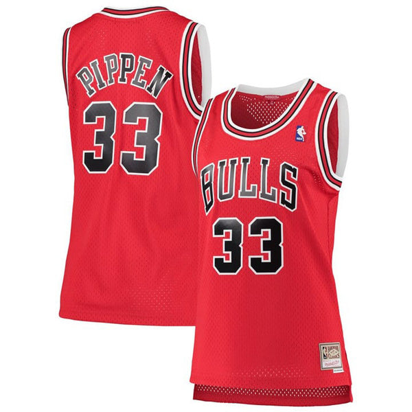 Men's Chicago Bulls Scottie Pippen 1997-98 Hardwood Classics Jersey - Red - vstockx