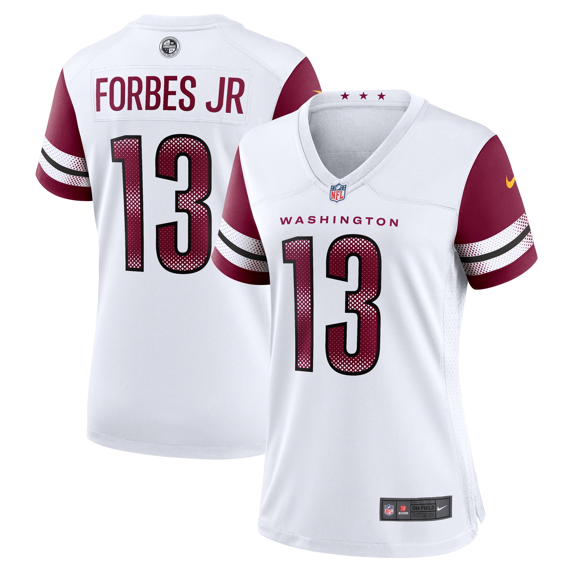 Emmanuel Forbes Jr. Washington Commanders Nike Women's Away Game Jersey - White - vstockx
