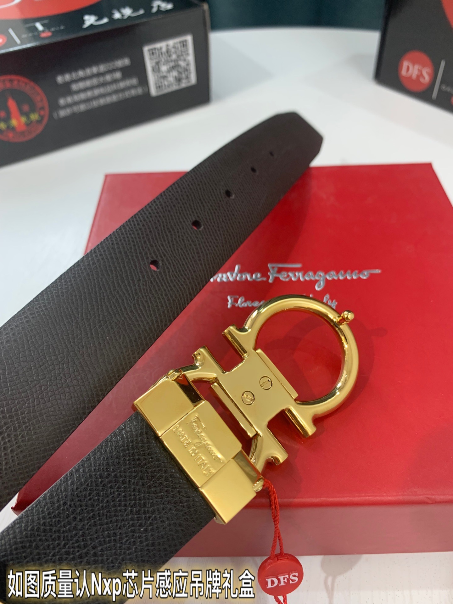 Streetwear Belt Ferragamo 319235 size:3.5cm - vstockx