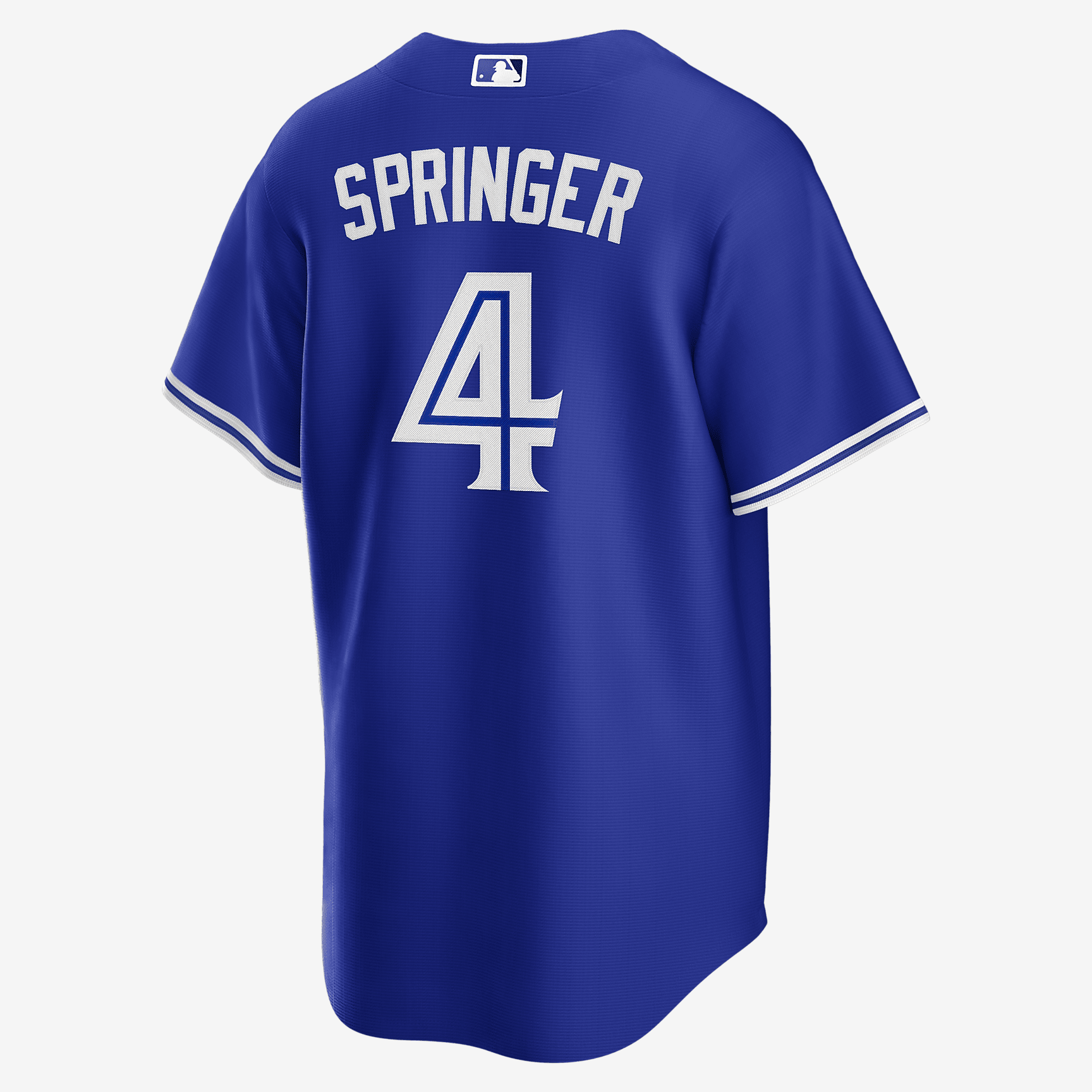 MLB Toronto Blue Jays (George Springer) Men's Replica Baseball Jersey - Royal - vstockx