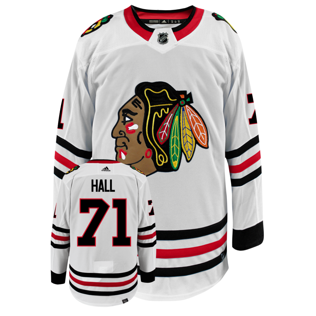 Taylor Hall Chicago Blackhawks Adidas Primegreen Authentic NHL Hockey Jersey - vstockx