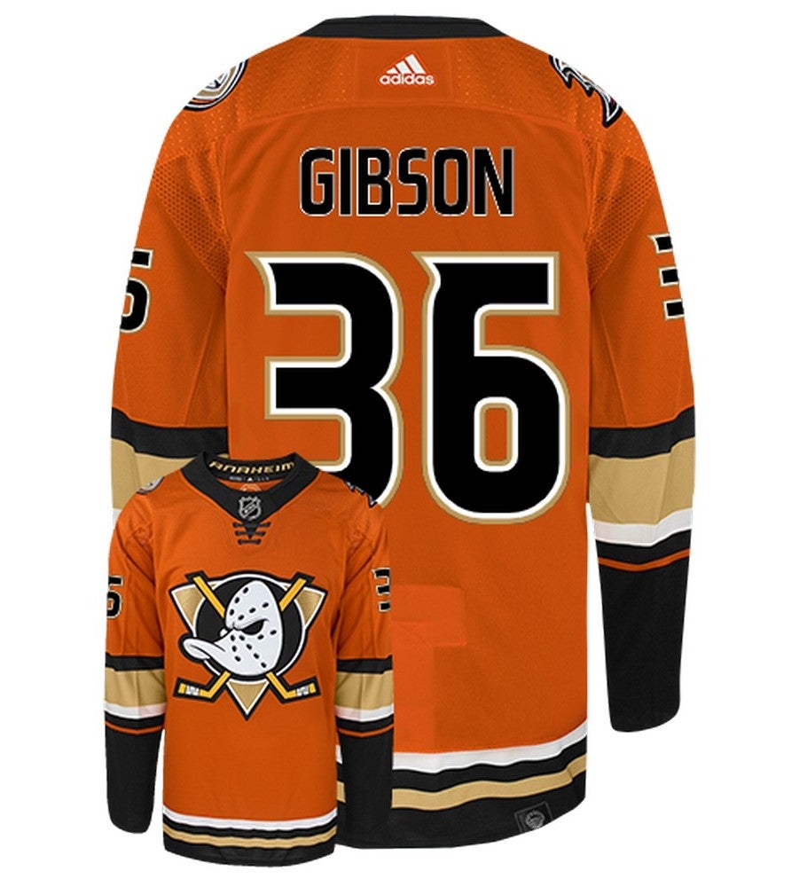 John Gibson Anaheim Ducks Adidas Primegreen Authentic NHL Hockey Jersey - vstockx