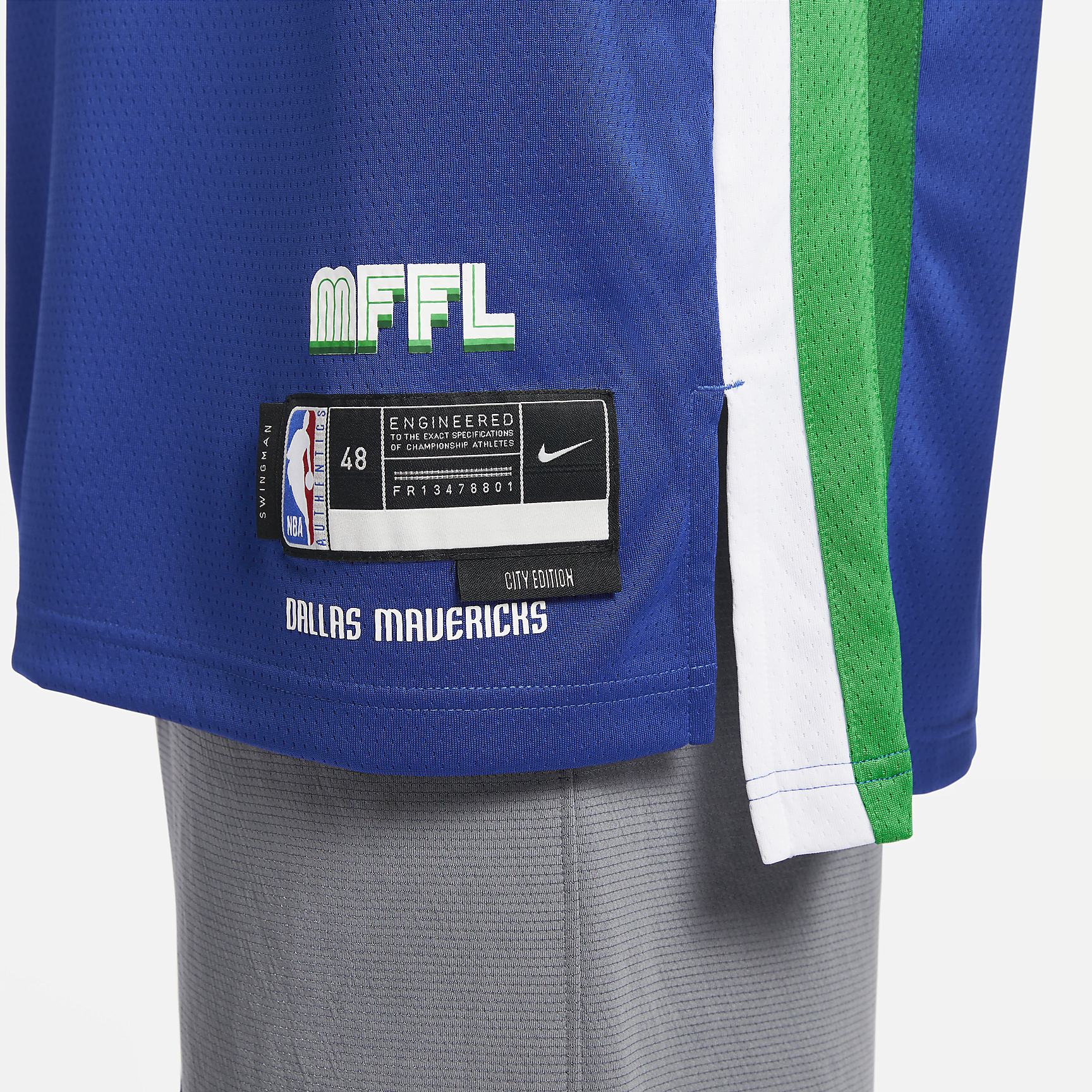 Luka Doncic Dallas Mavericks City Edition Nike Dri-FIT NBA Swingman Jersey - Rush Blue - vstockx