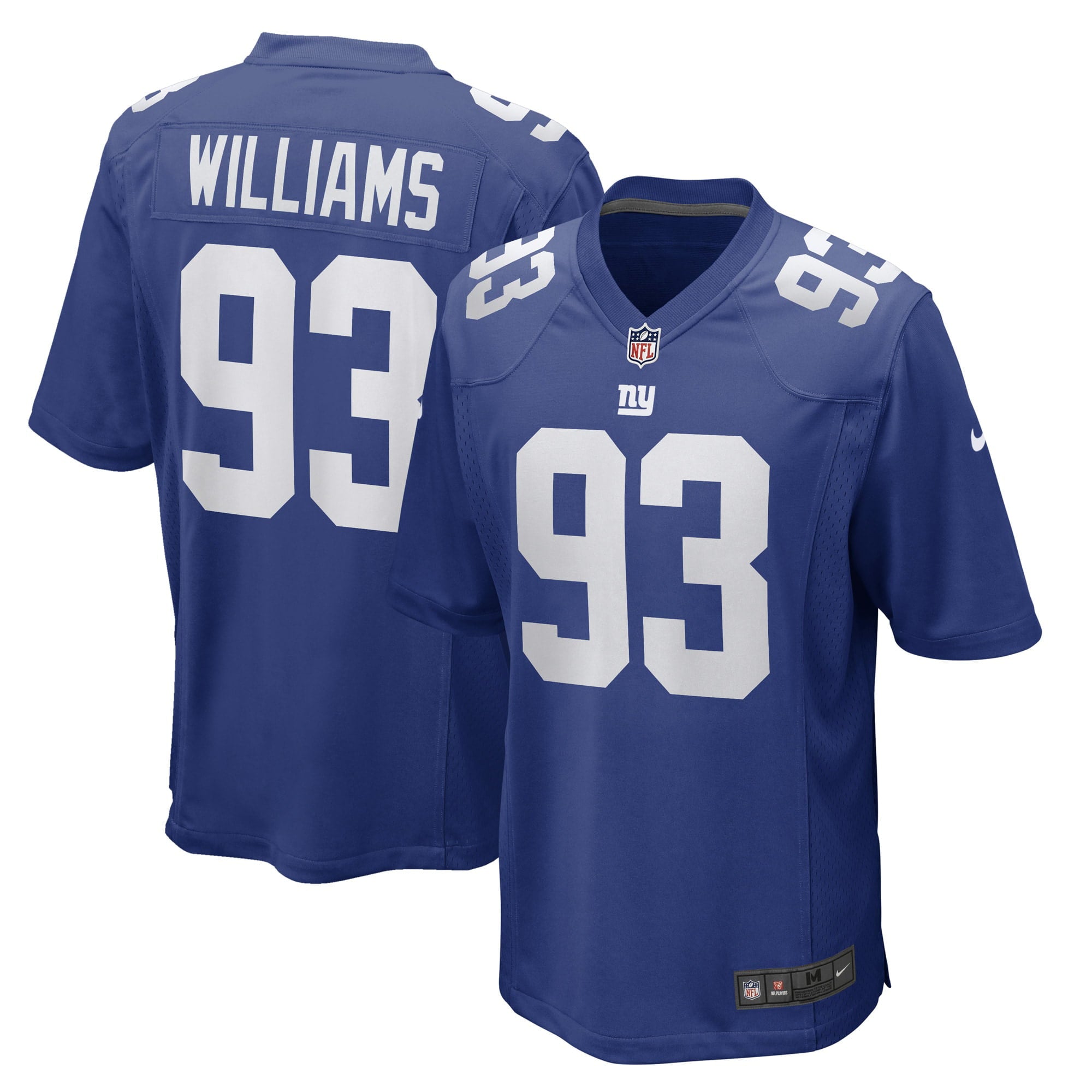 Men's Nike Nick Williams Royal New York Giants Game Player Jersey - vstockx