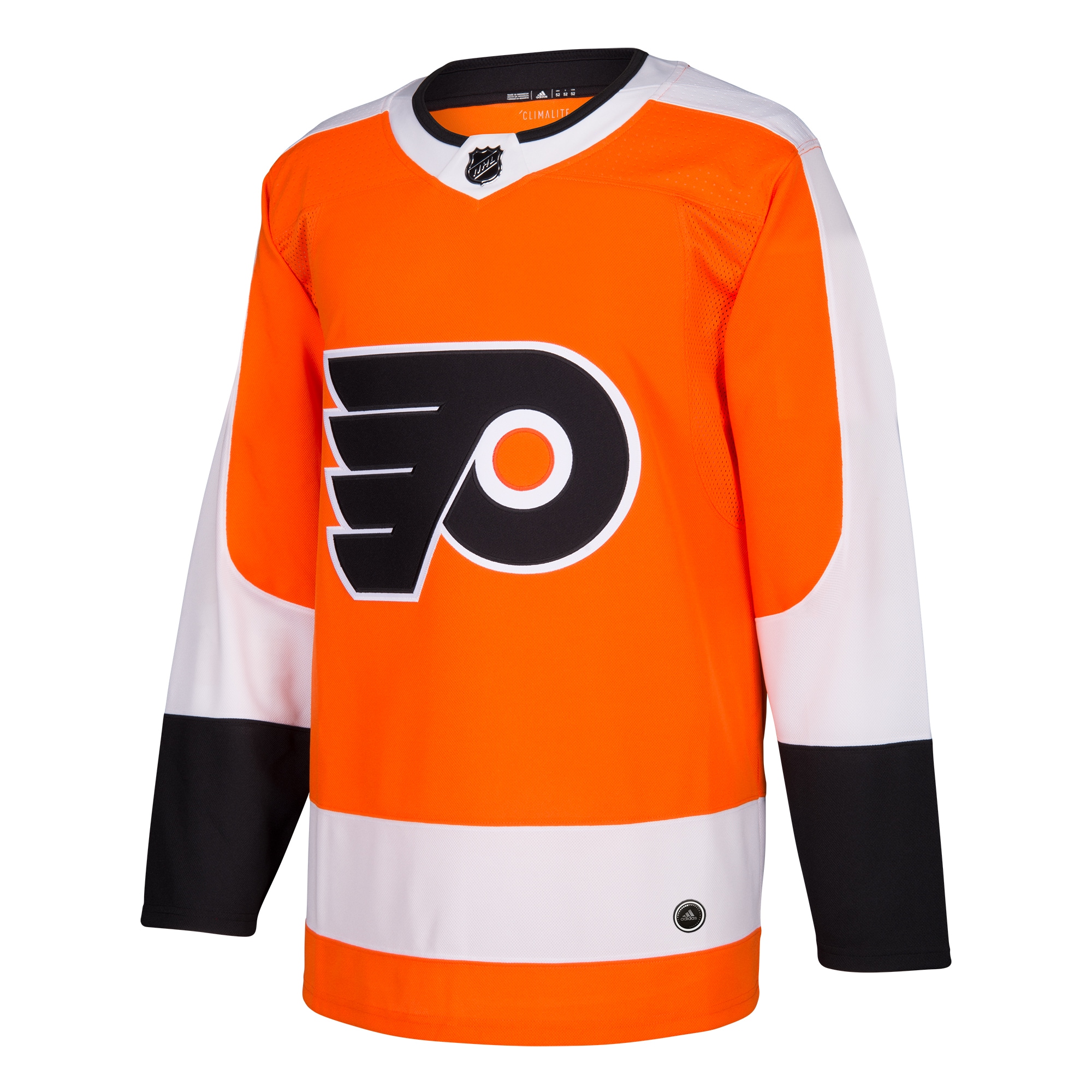 Philadelphia Flyers adidas Home Authentic Blank Jersey - Orange - vstockx