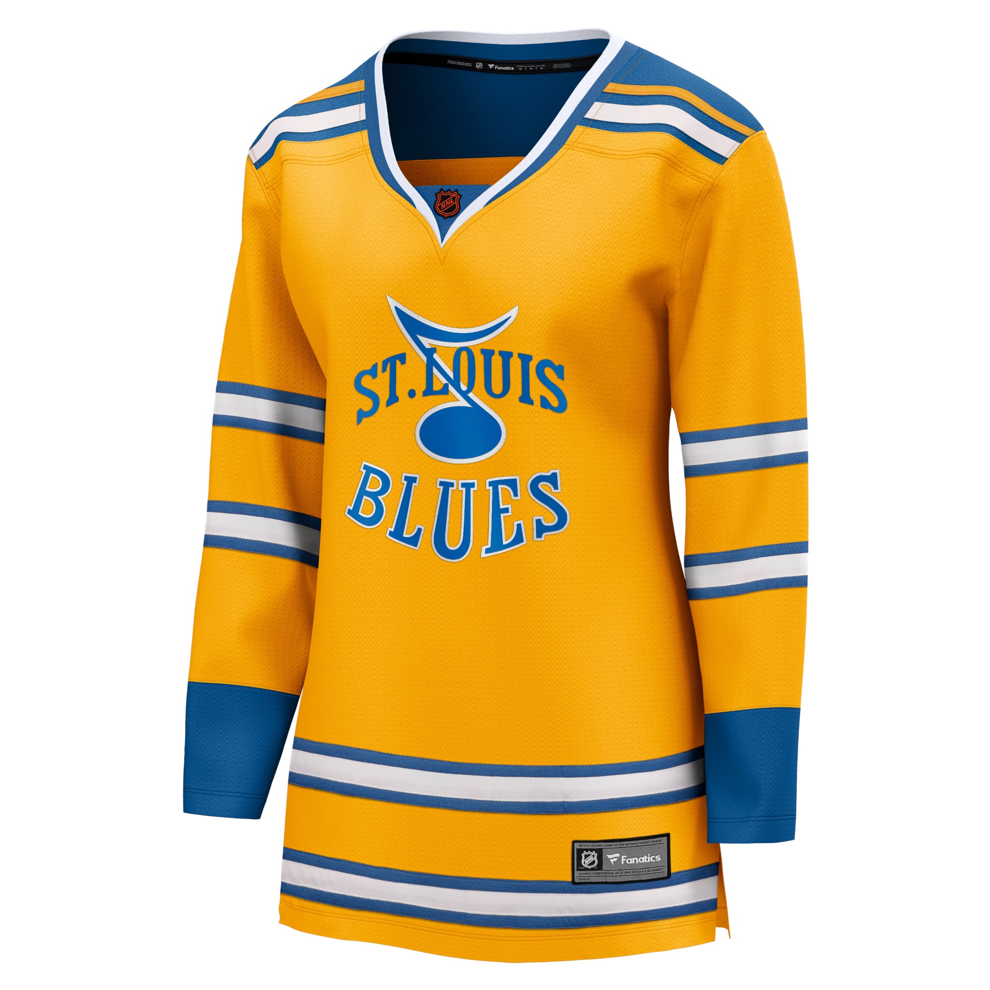 St. Louis Blues Fanatics Branded Women's Special Edition 2.0 Breakaway Blank Jersey - Yellow - vstockx