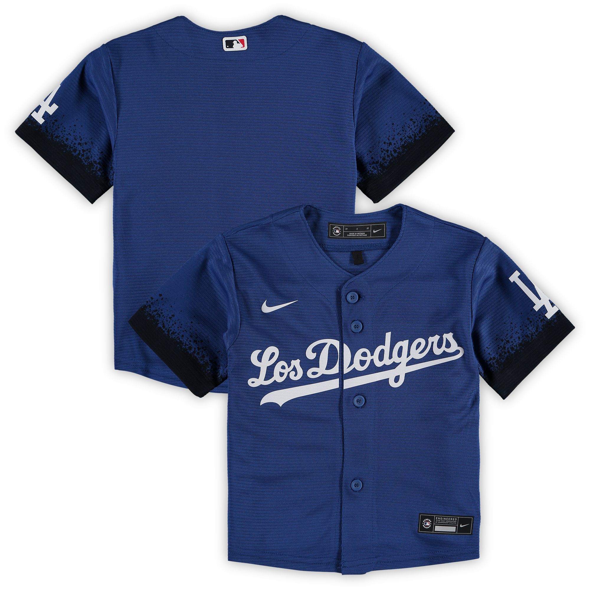 Los Angeles Dodgers Nike Toddler MLB City Connect Replica Team Jersey - Royal - vstockx